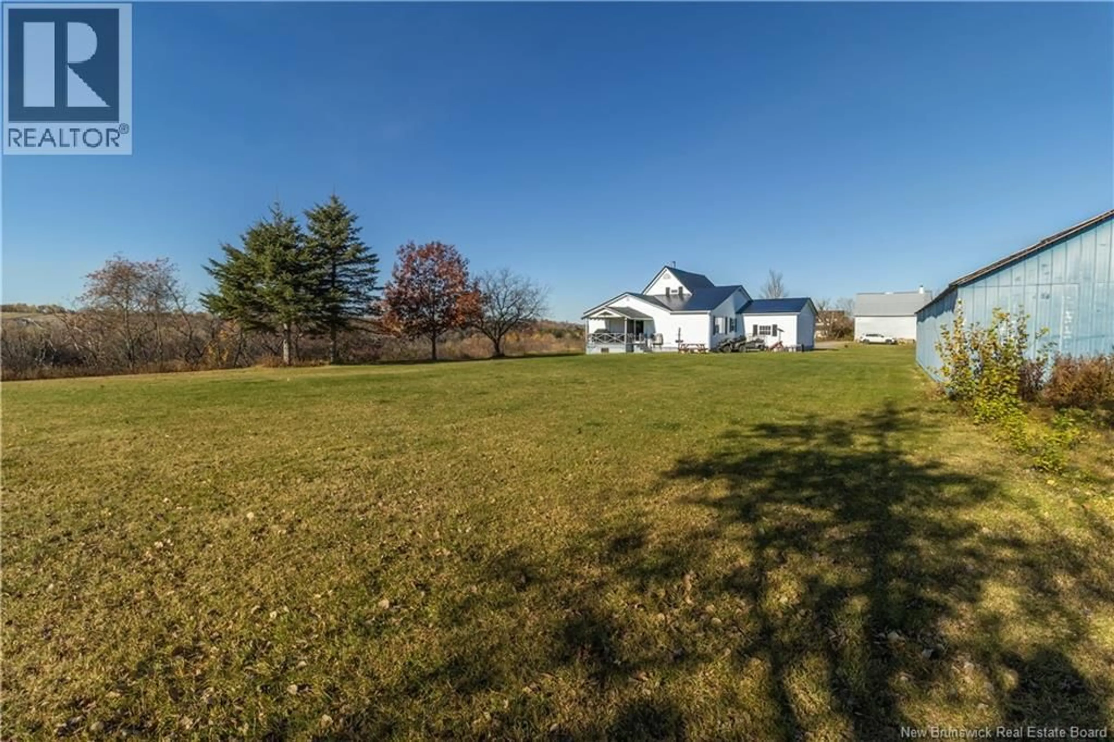 A pic from outside/outdoor area/front of a property/back of a property/a pic from drone, unknown for 10 CLARENCE HUNTER LANE, Riverbank New Brunswick E7L4E9