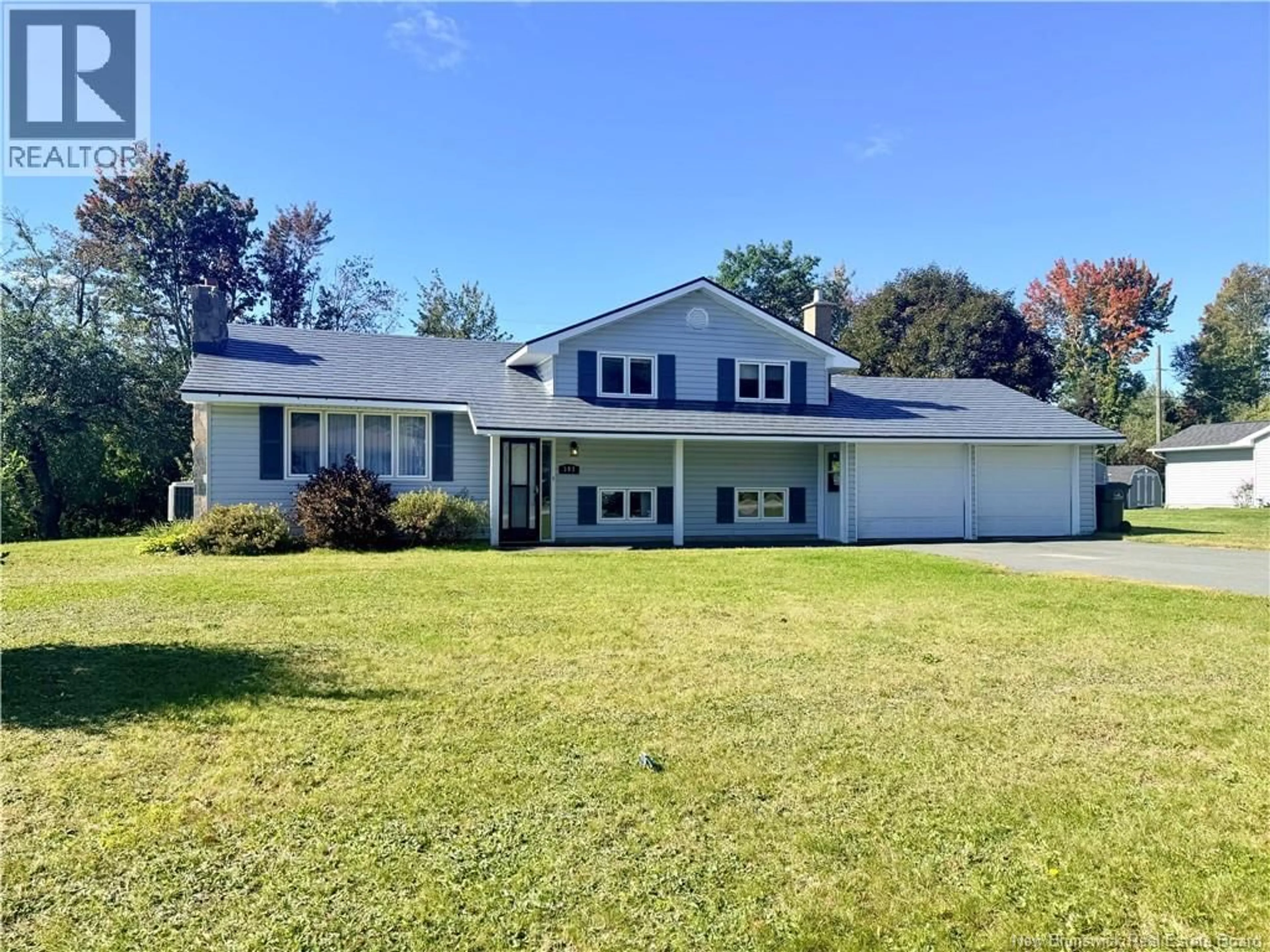 Home with vinyl exterior material, street for 303 PERCY KELLY DRIVE, Miramichi New Brunswick E1V5V5
