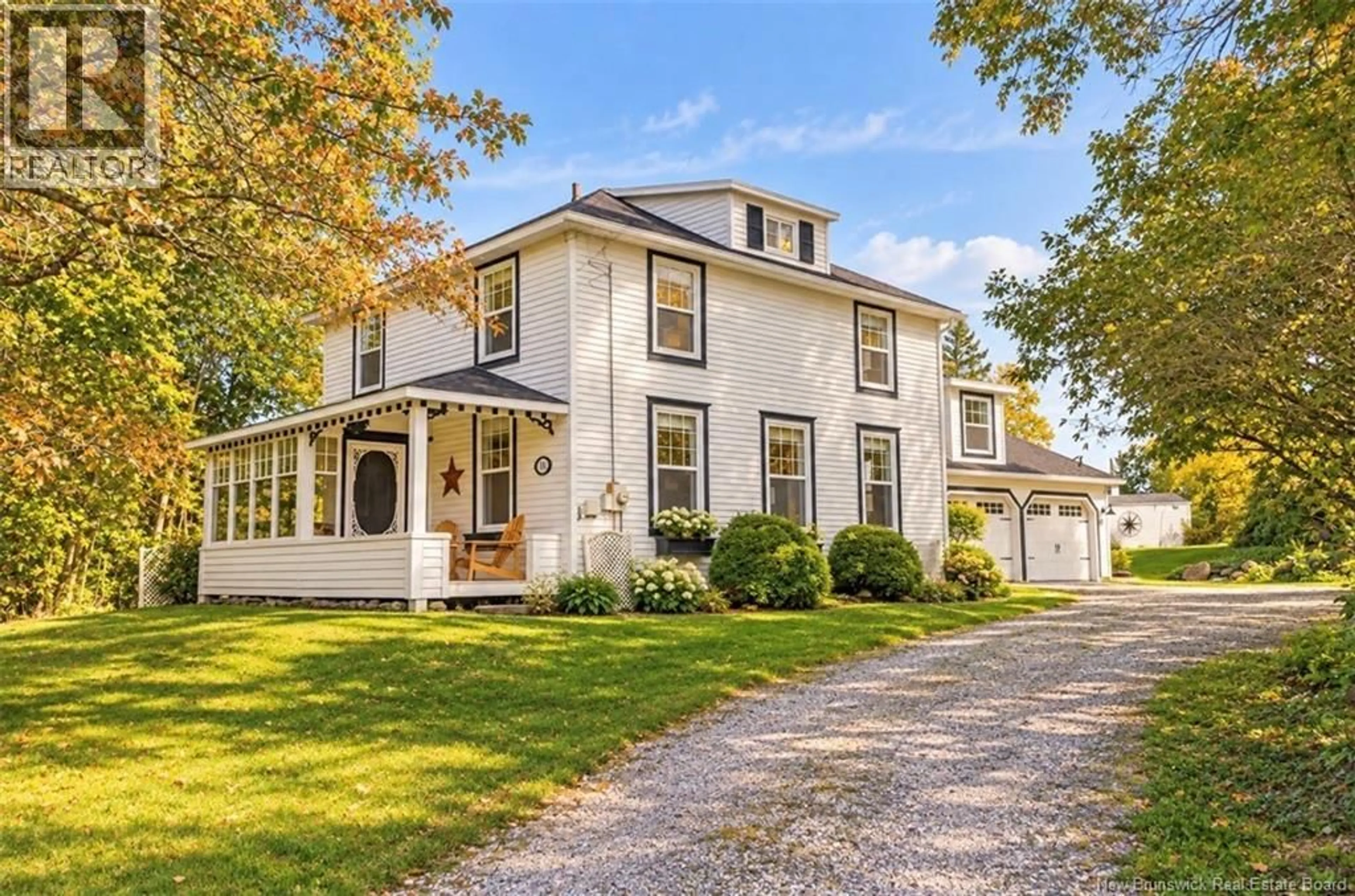 Home with vinyl exterior material, street for 316 ROUTE 100, Nauwigewauk New Brunswick E5N6Z4