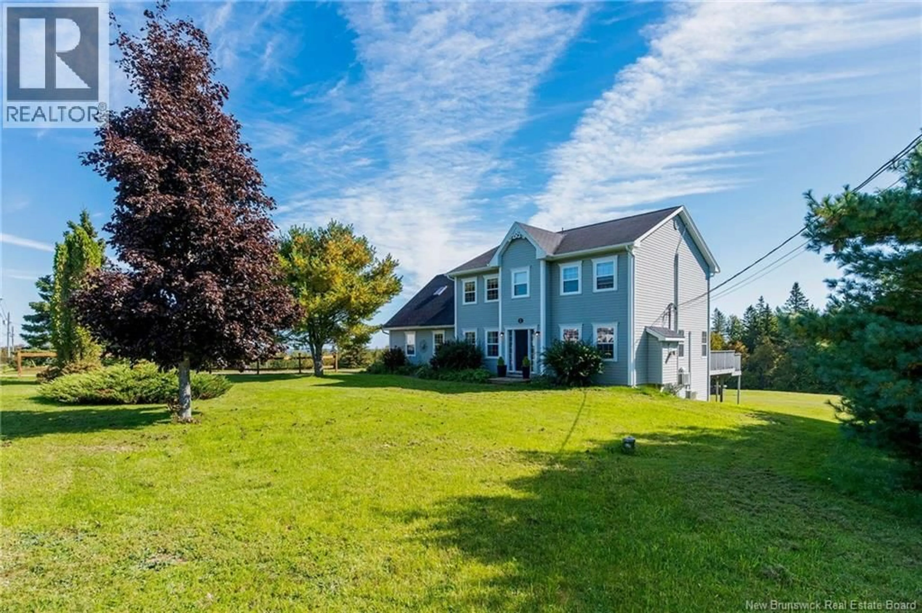 A pic from outside/outdoor area/front of a property/back of a property/a pic from drone, water/lake/river/ocean view for 2 SUNRISE RIDGE, Sackville New Brunswick E4L4S5