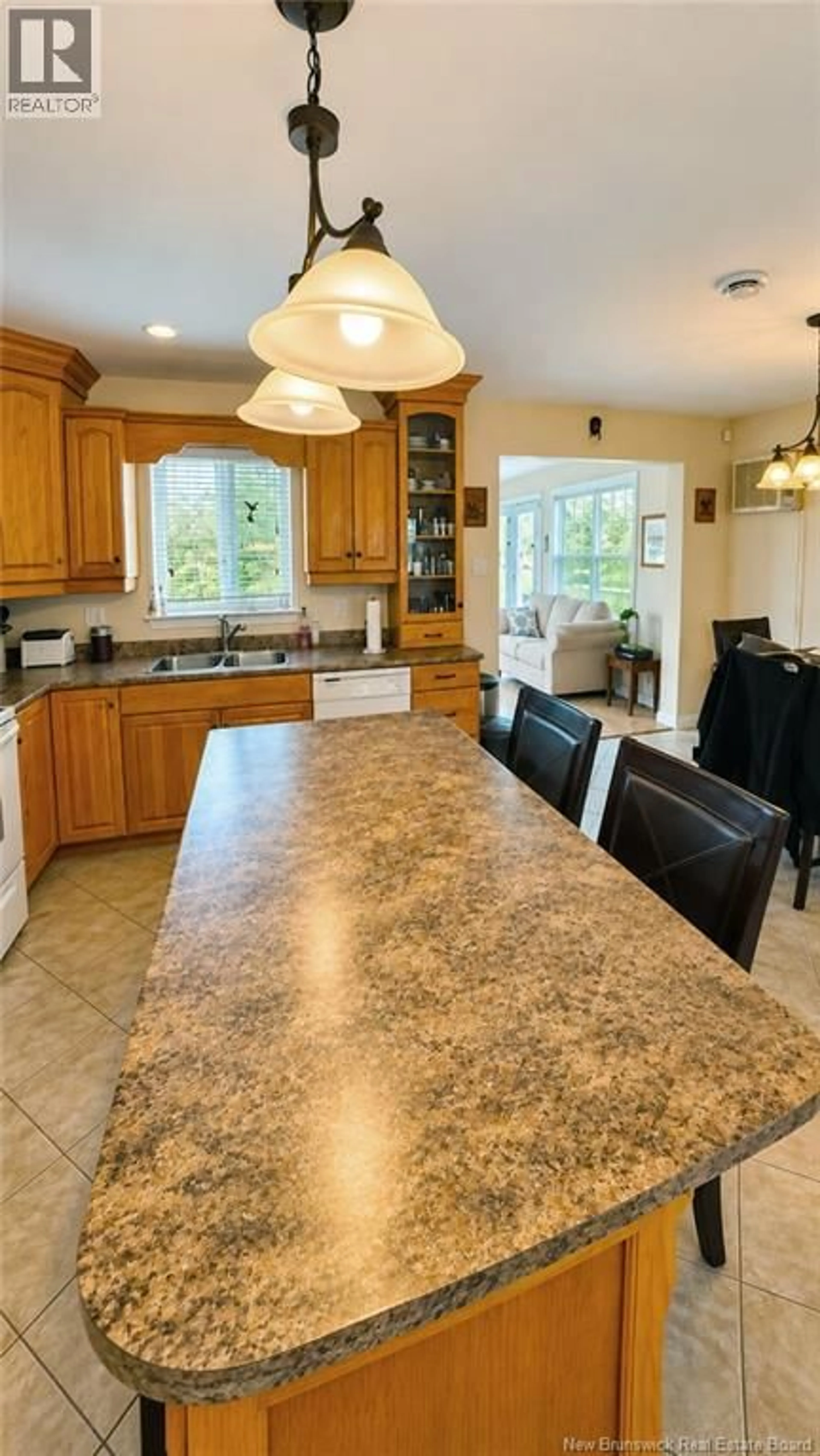 Open concept kitchen, ceramic/tile floor for 42-44 BEECH STREET, Moncton New Brunswick E1A4G4