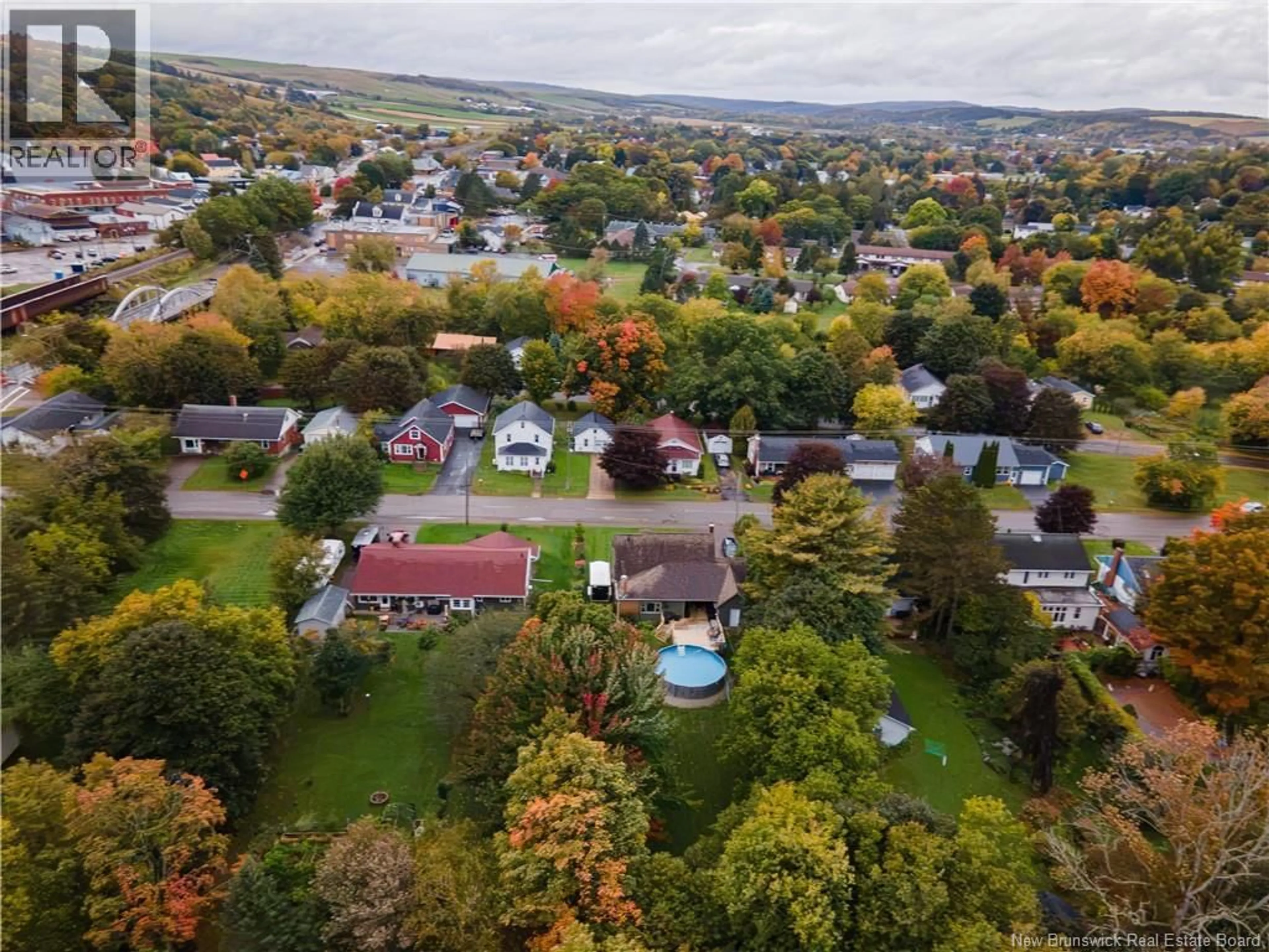A pic from outside/outdoor area/front of a property/back of a property/a pic from drone, mountain view for 27 STEWART AVENUE, Sussex New Brunswick E4E2E7
