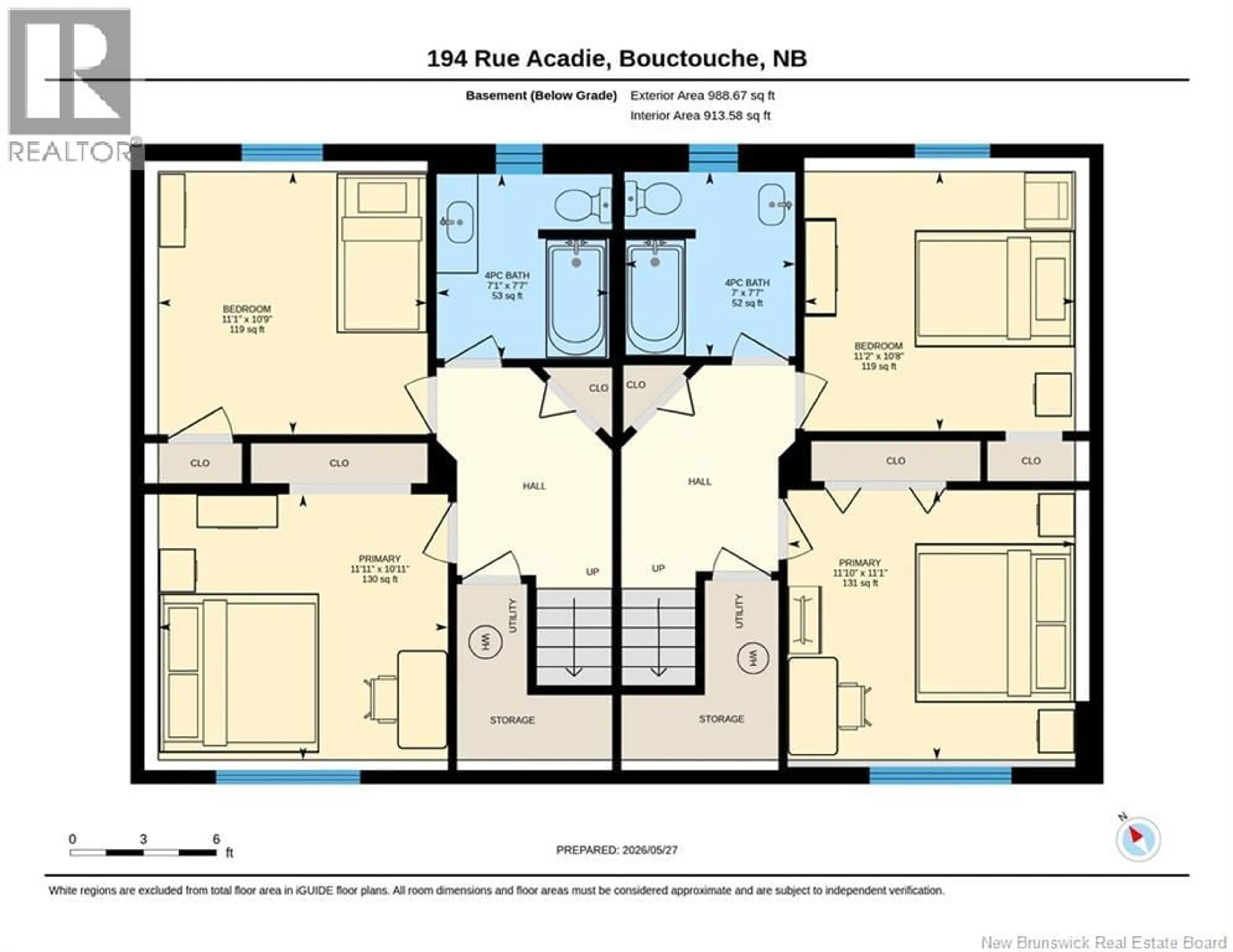 Floor plan for 194-196 ACADIE STREET, Bouctouche New Brunswick E4S2T5