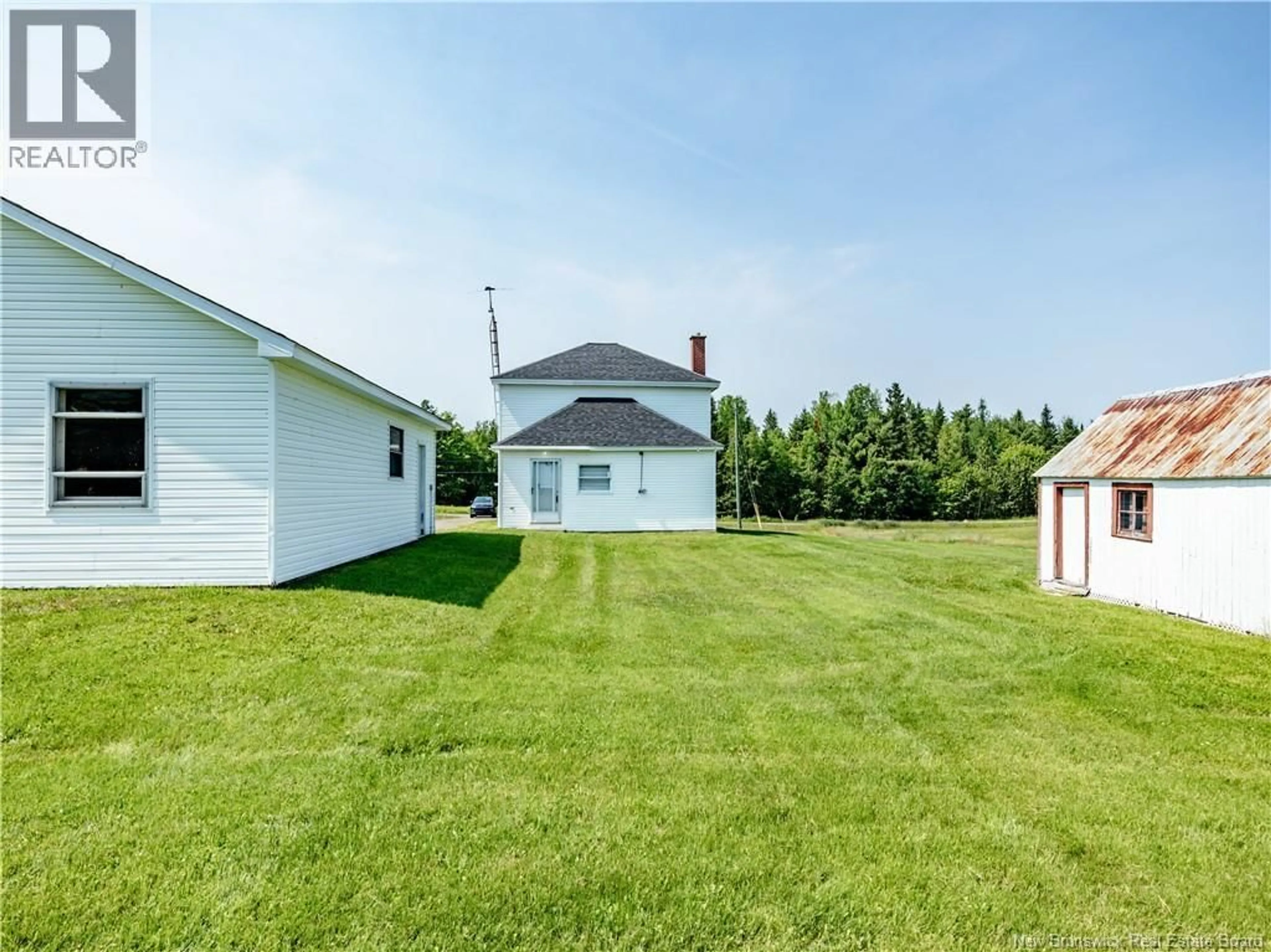 A pic from outside/outdoor area/front of a property/back of a property/a pic from drone, water/lake/river/ocean view for 2649 SAINT-IGNACE, Saint-Ignace New Brunswick E4X2J3