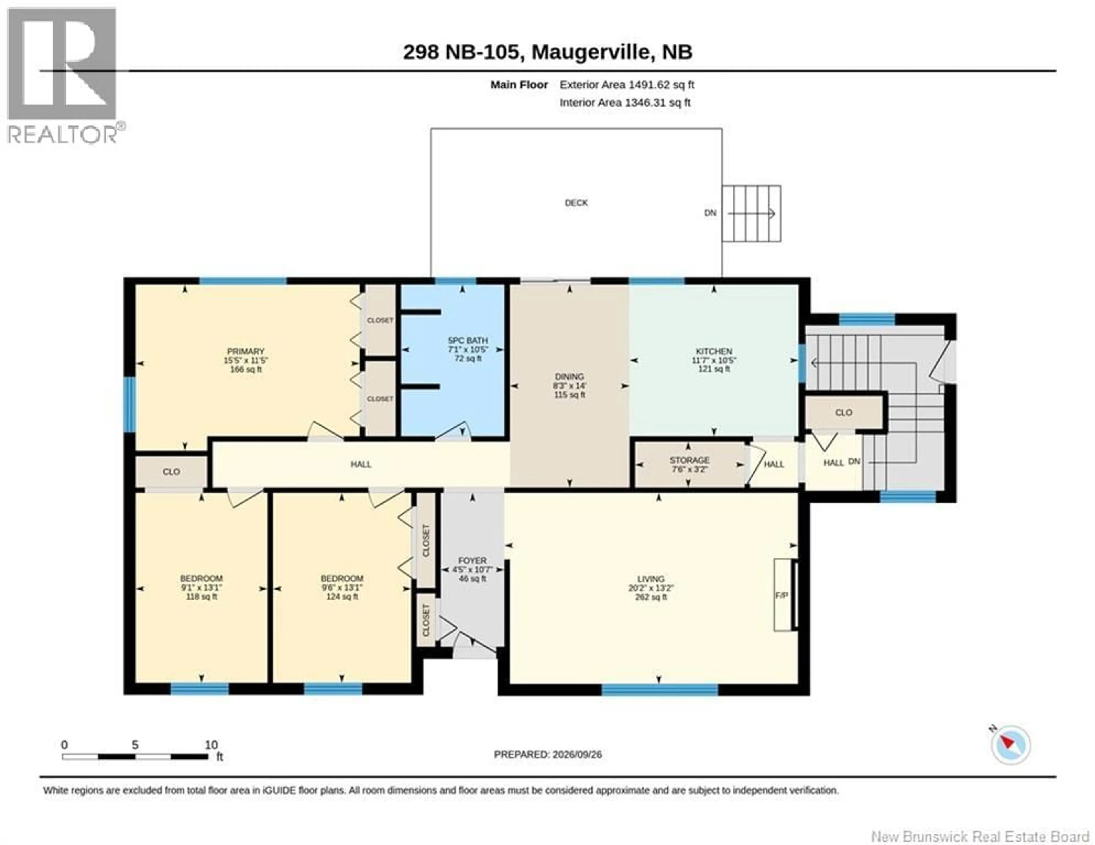 Floor plan for 298 ROUTE 105, Maugerville New Brunswick E3A8G2