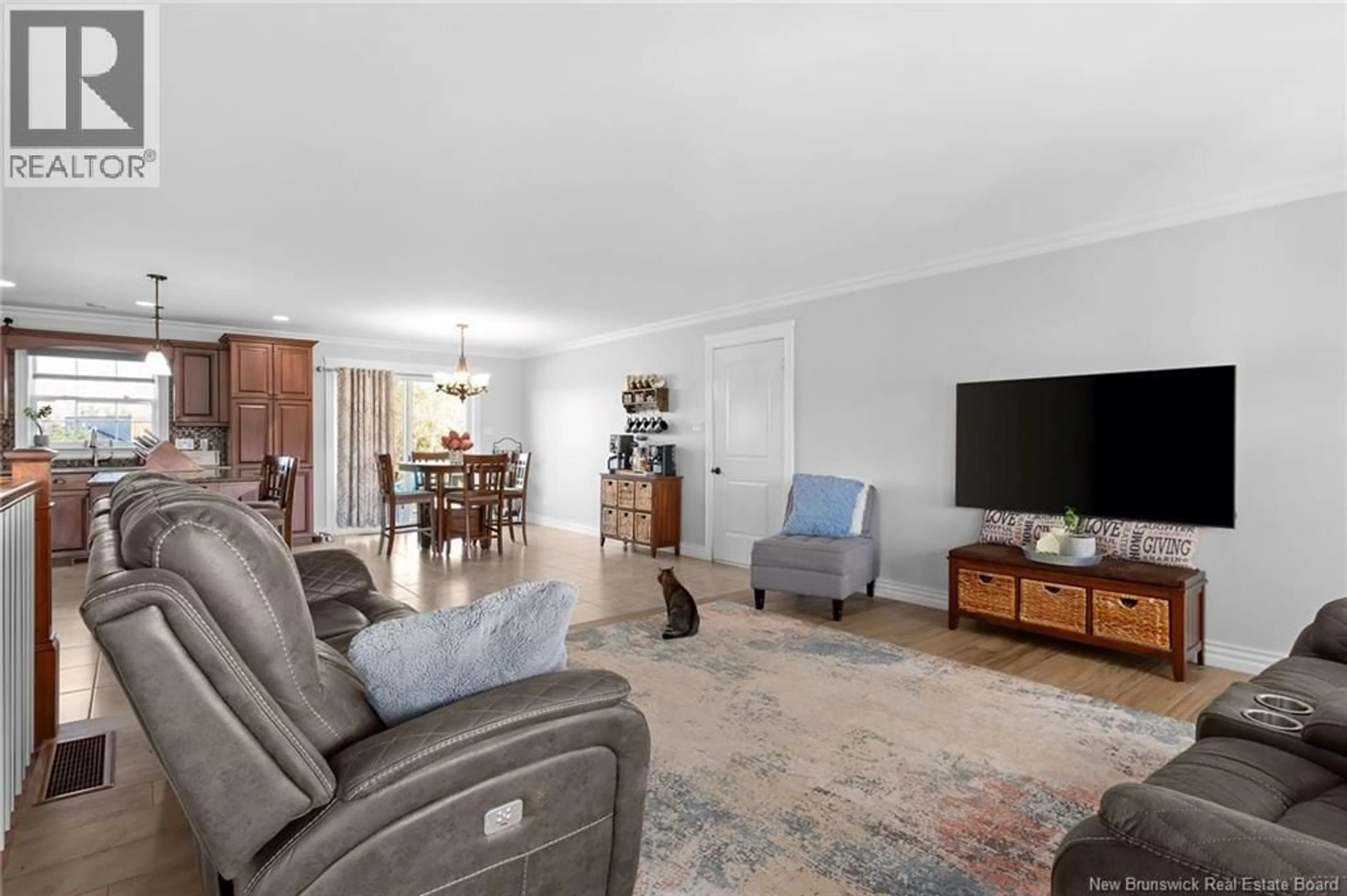 Living room with furniture, unknown for 4861 ROUTE 134, Cocagne New Brunswick E4R2Y3