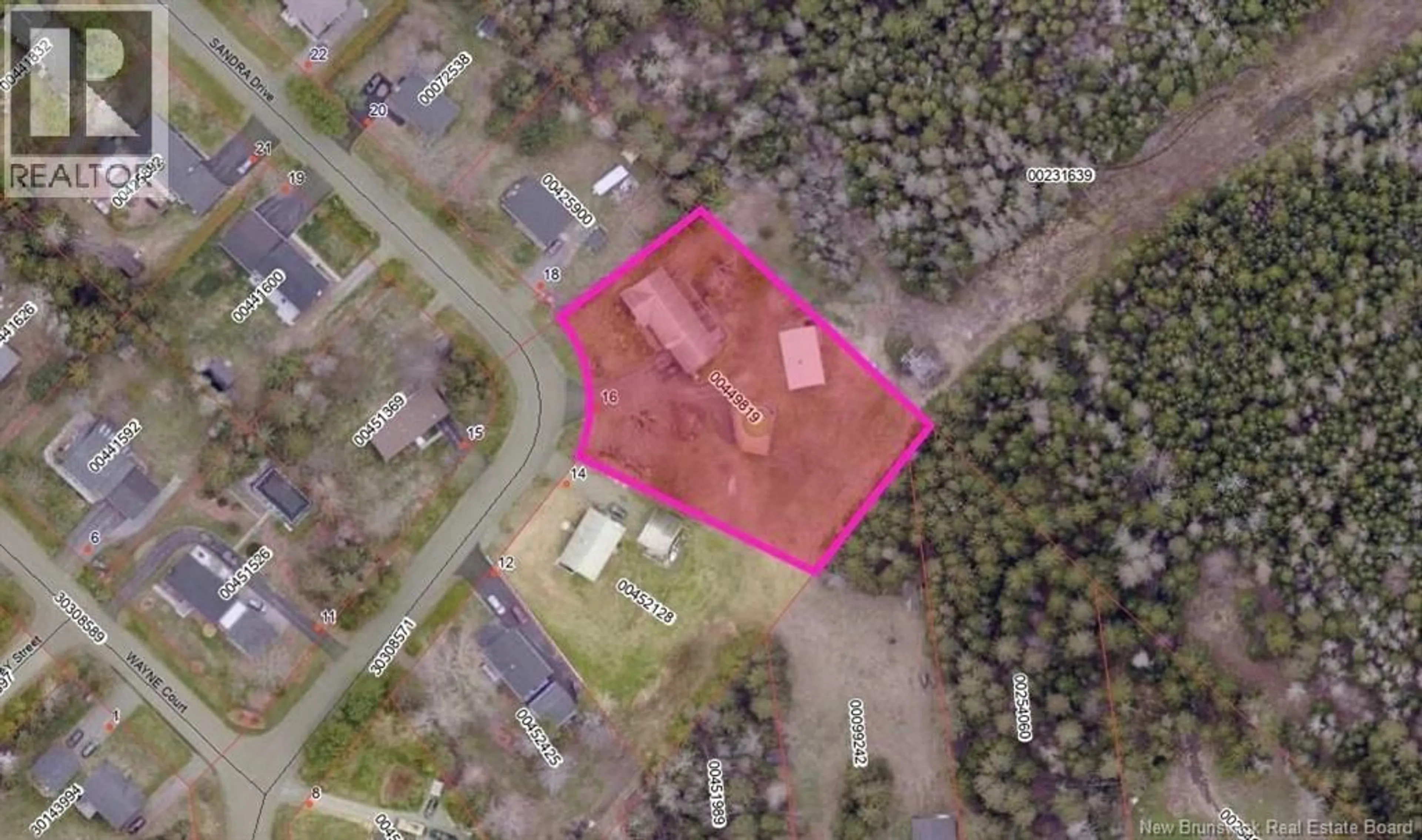 A pic from outside/outdoor area/front of a property/back of a property/a pic from drone, building for 16 SANDRA DRIVE, Quispamsis New Brunswick E2G1E7