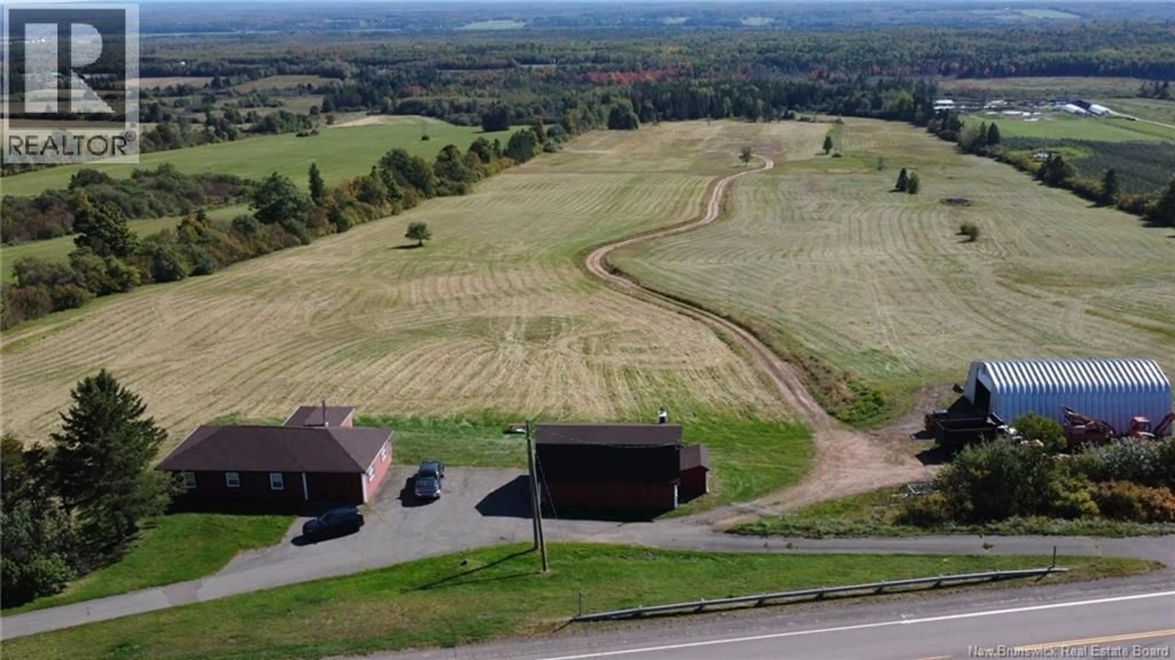 A pic from outside/outdoor area/front of a property/back of a property/a pic from drone, mountain view for 47210 HOMESTEAD ROAD, Steeves Mountain New Brunswick E1G4B4