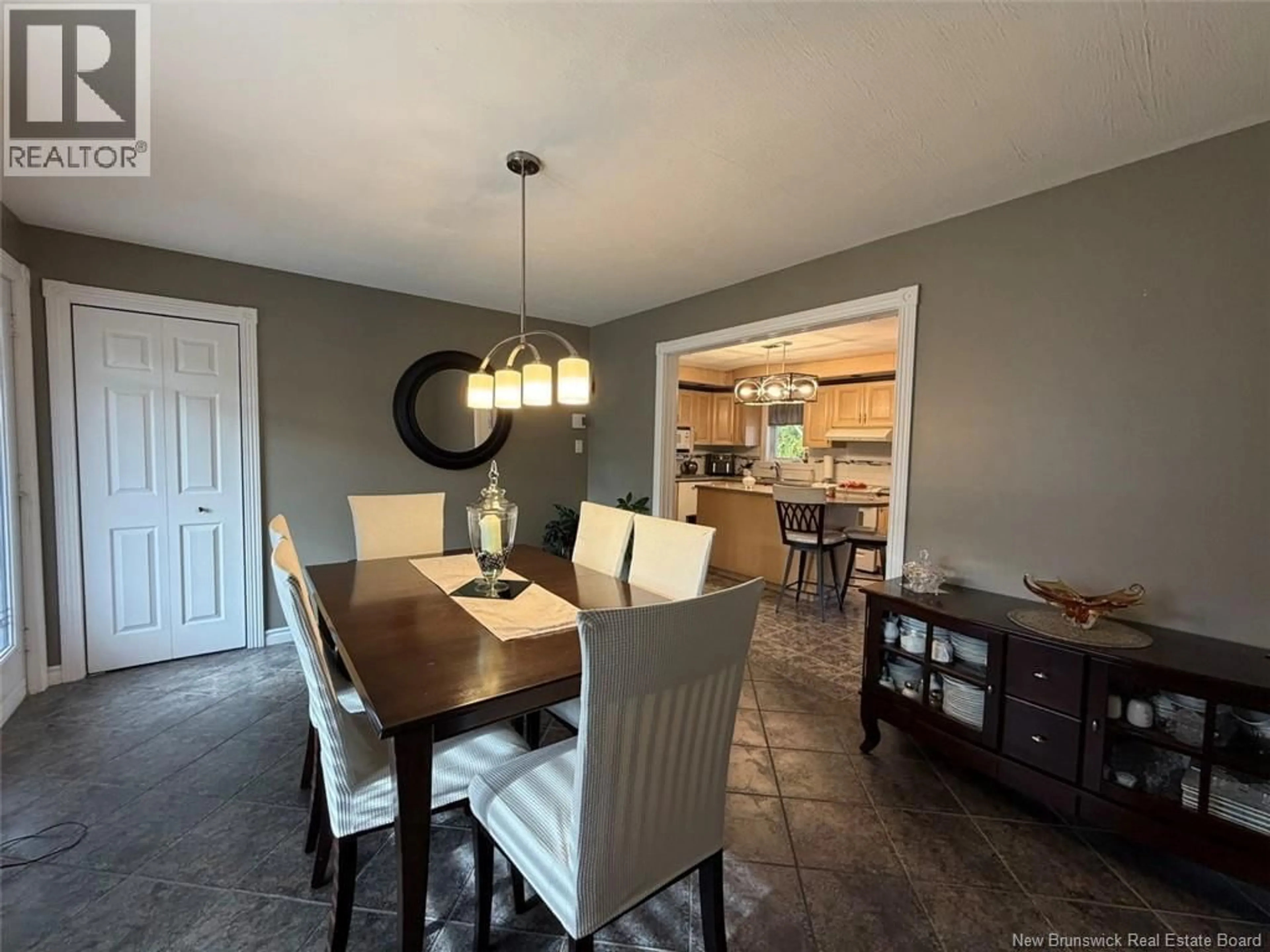 Dining room, ceramic/tile floor for 12 EUGÈNE STREET, Saint-Basile New Brunswick E7C1R2