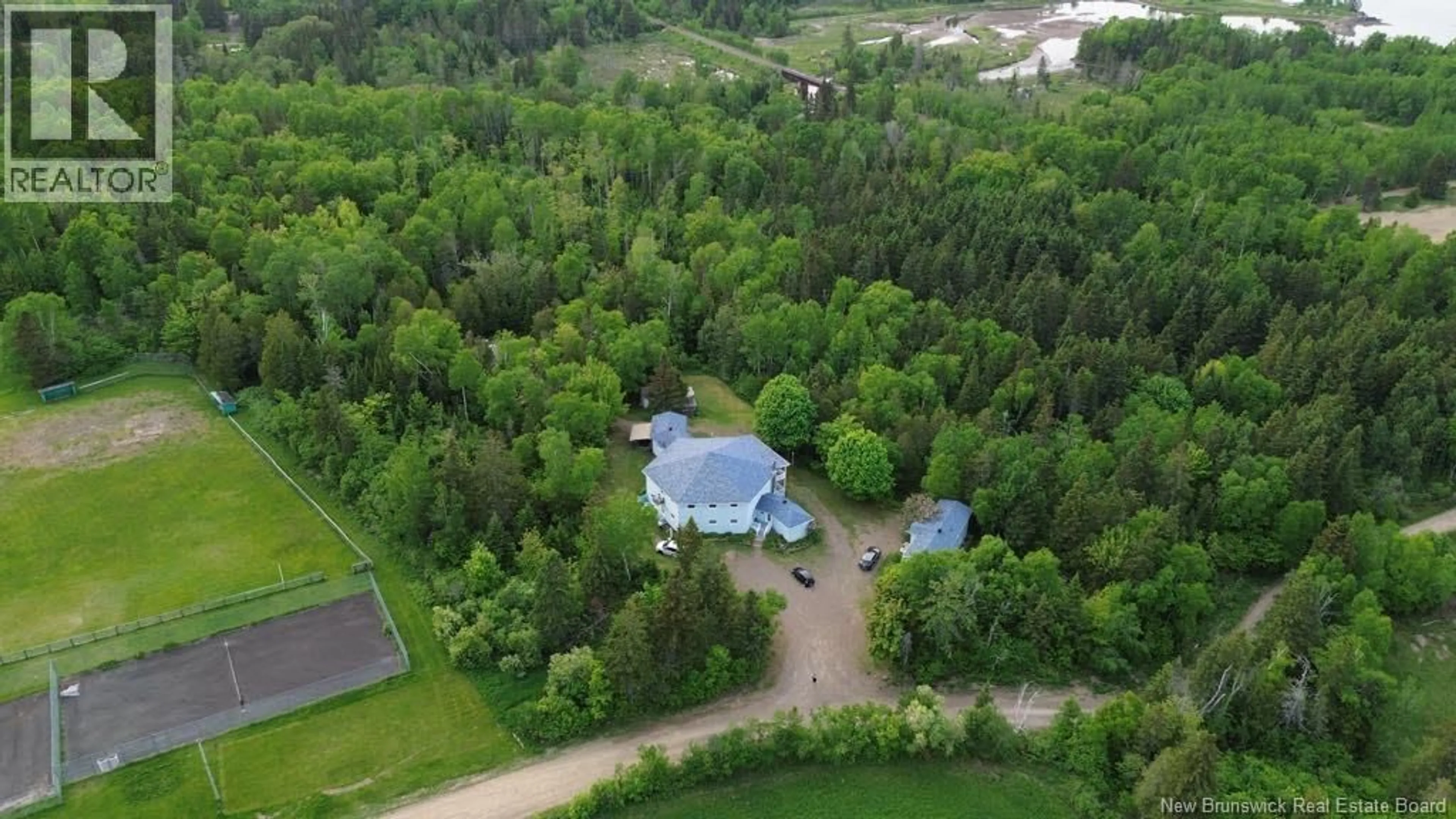 A pic from outside/outdoor area/front of a property/back of a property/a pic from drone, unknown for 15 BENJAMIN PORTAGE NORTH, Benjamin River New Brunswick E8G1N9