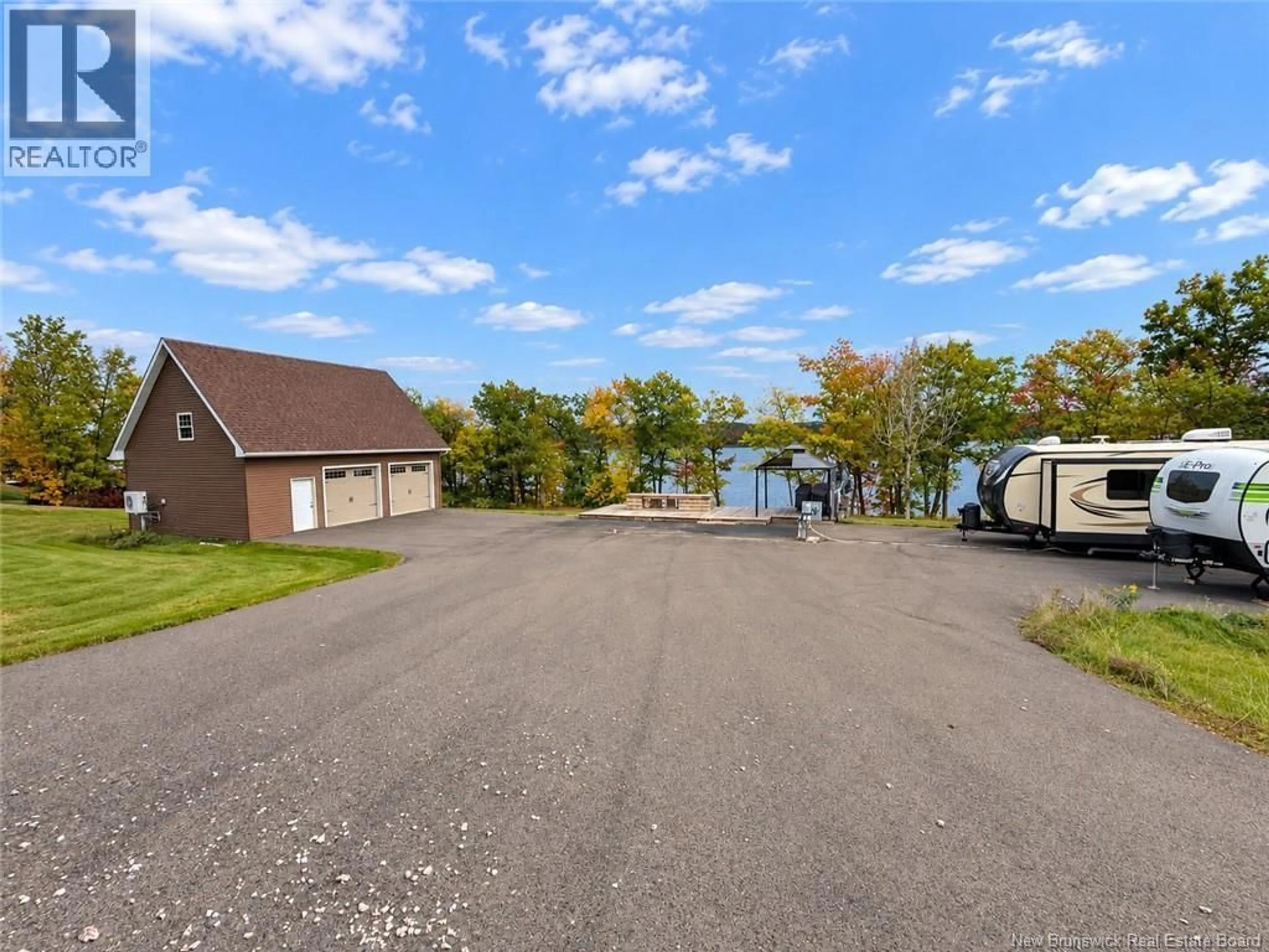 A pic from outside/outdoor area/front of a property/back of a property/a pic from drone, water/lake/river/ocean view for 2365 LOWER CAMBRIDGE ROAD, Cambridge-Narrows New Brunswick E4C4C5