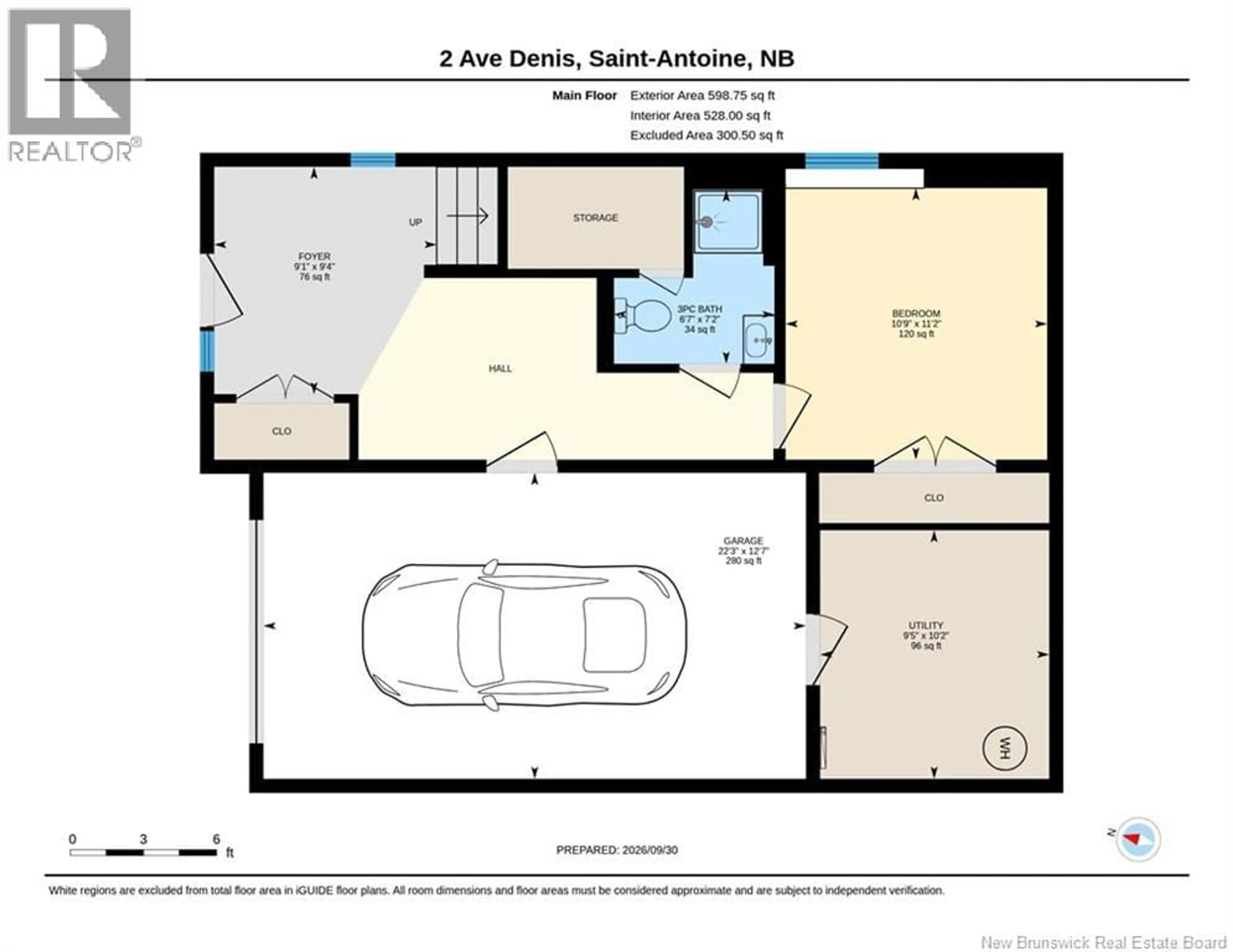 Floor plan for 3 AVENUE DENIS, Saint-Antoine New Brunswick E4V0V6