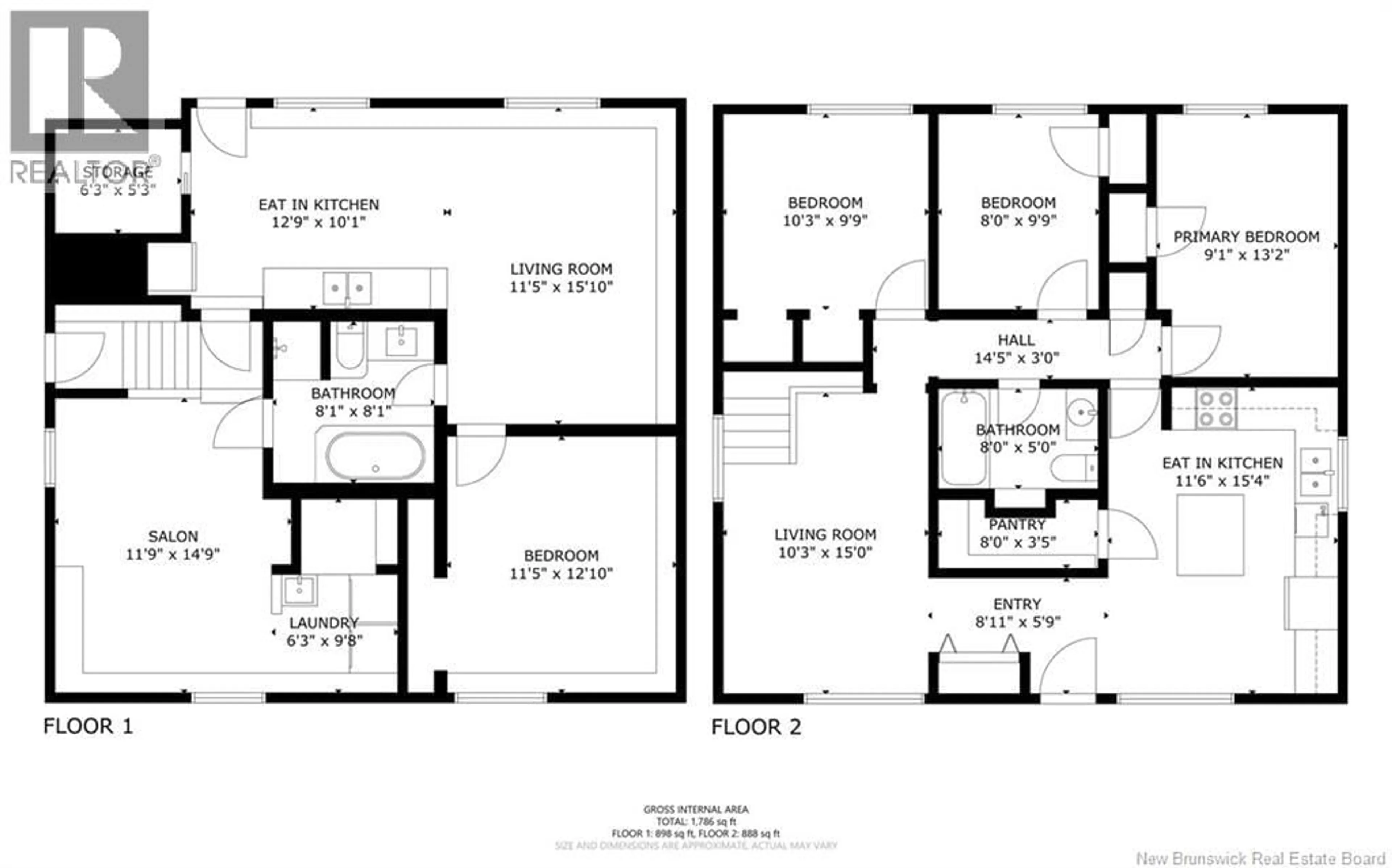 Floor plan for 23 HARDING DRIVE, Nackawic New Brunswick E6G1C1
