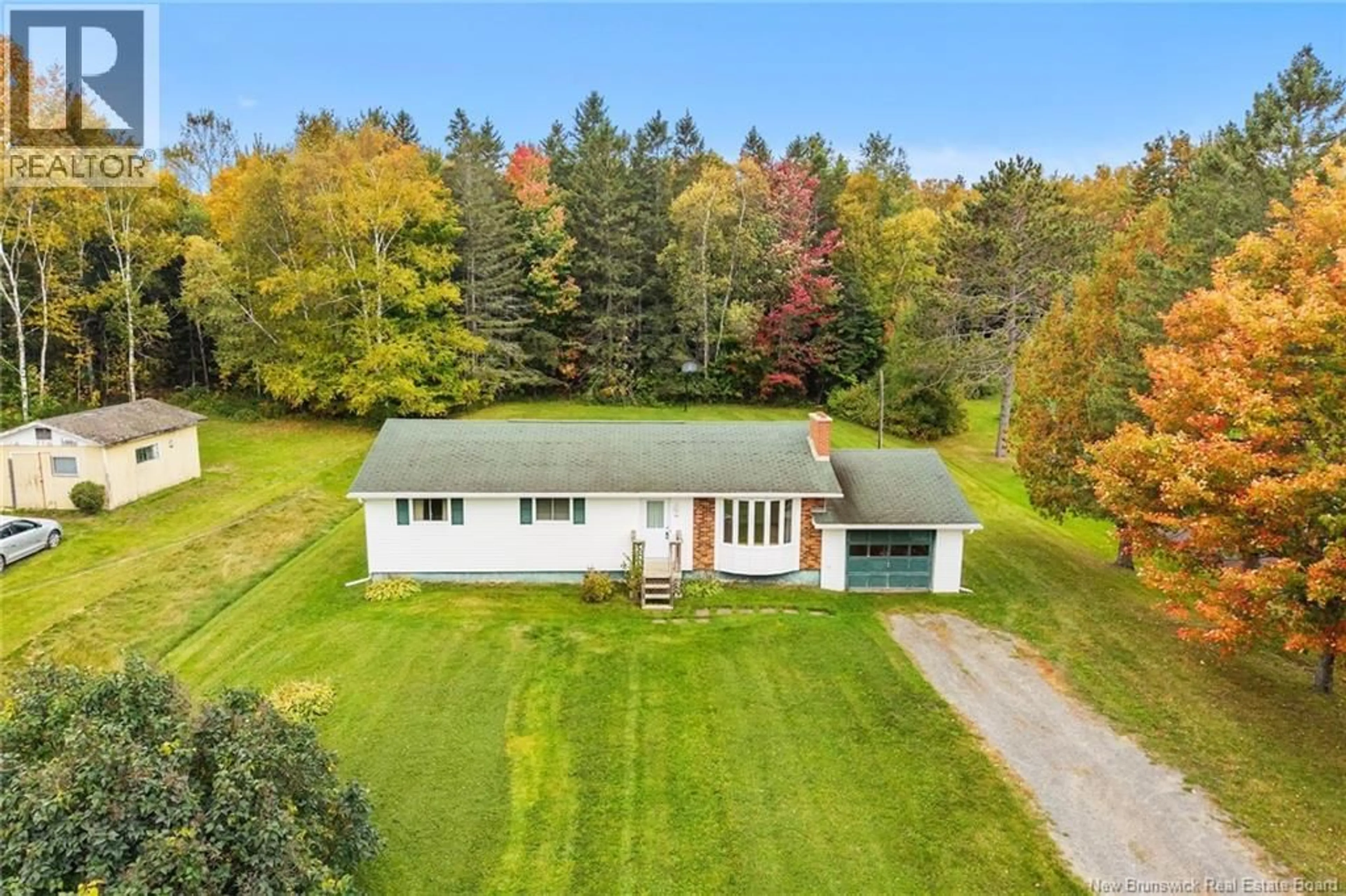 A pic from outside/outdoor area/front of a property/back of a property/a pic from drone, unknown for 1047 MCLEOD HILL ROAD, Fredericton New Brunswick E3G6J4