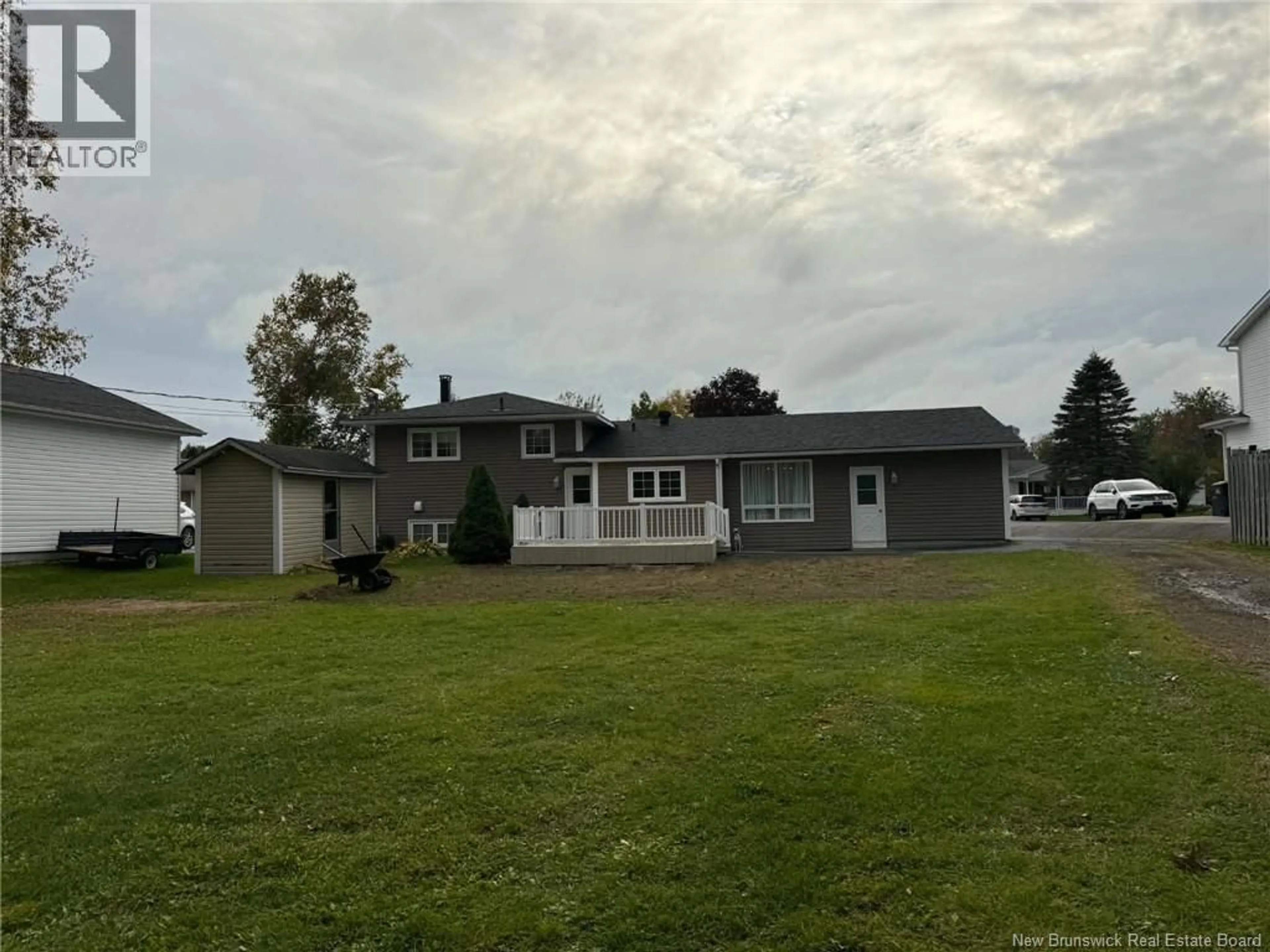 A pic from outside/outdoor area/front of a property/back of a property/a pic from drone, water/lake/river/ocean view for 108 STOTHART DRIVE, Miramichi New Brunswick E1V3V1