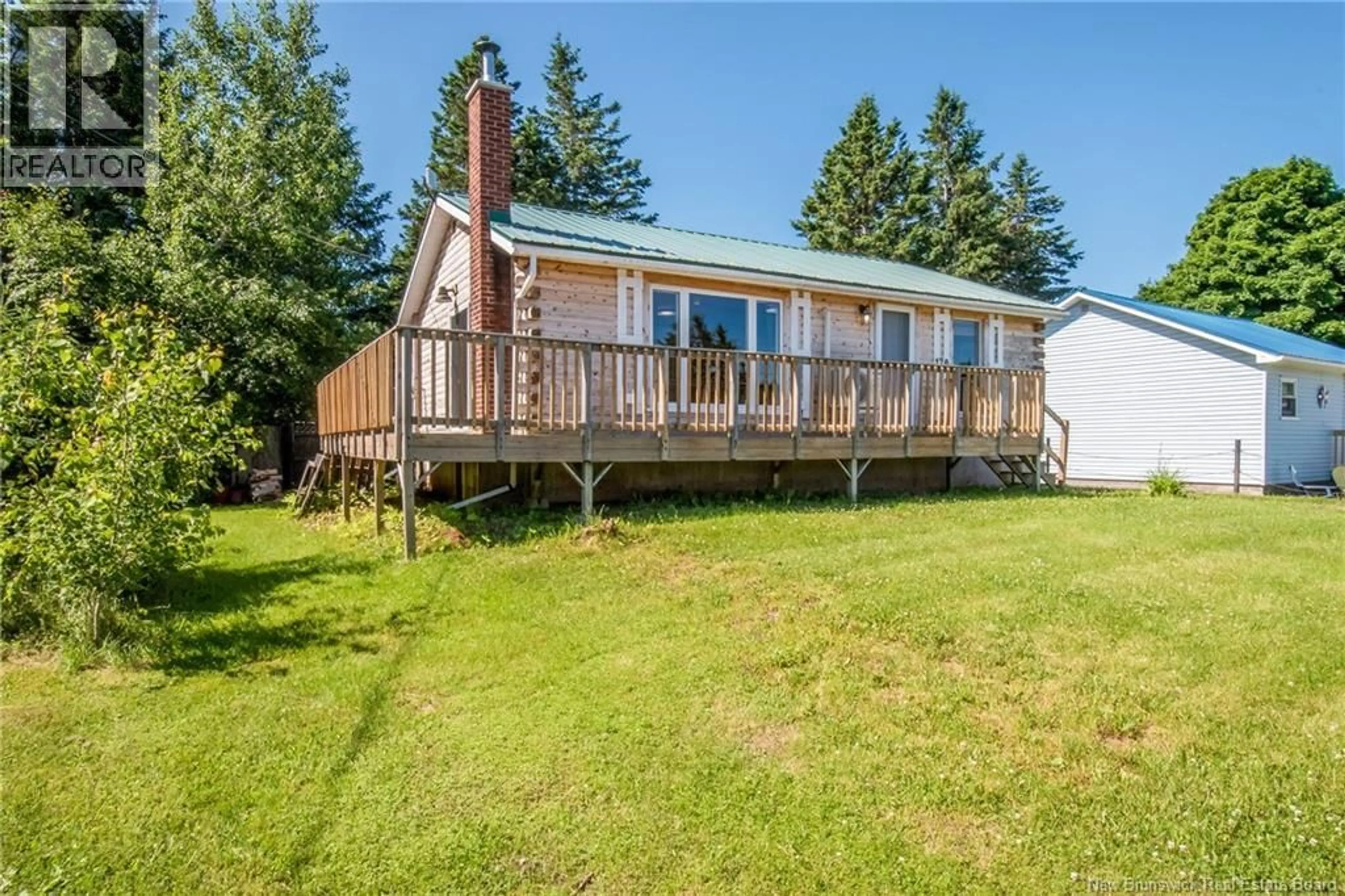 A pic from outside/outdoor area/front of a property/back of a property/a pic from drone, water/lake/river/ocean view for 120 IRWINS POINT, Baie Verte New Brunswick E4M1H5