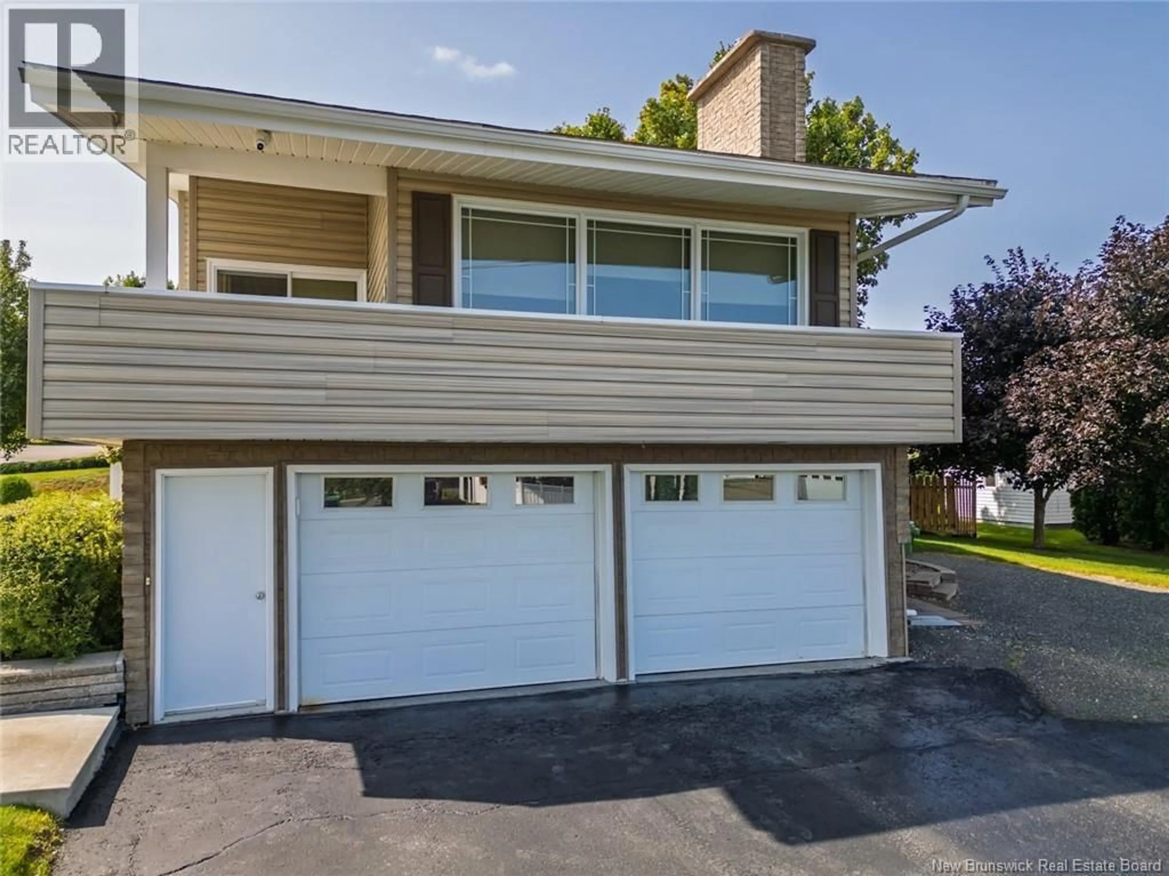 Home with vinyl exterior material, street for 109 BOURGOIN STREET, Drummond New Brunswick E3Y1K2