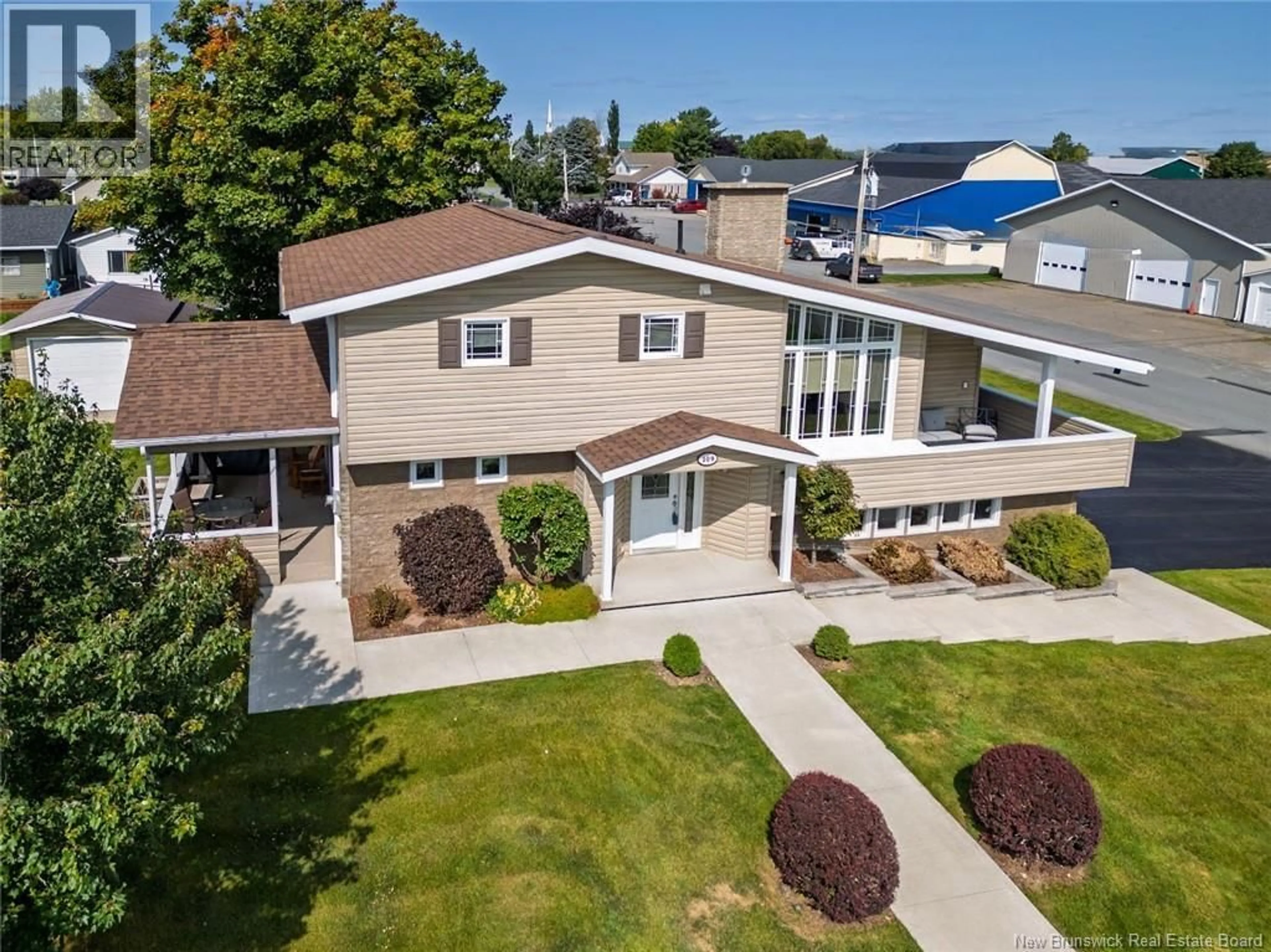 A pic from outside/outdoor area/front of a property/back of a property/a pic from drone, unknown for 109 BOURGOIN STREET, Drummond New Brunswick E3Y1K2