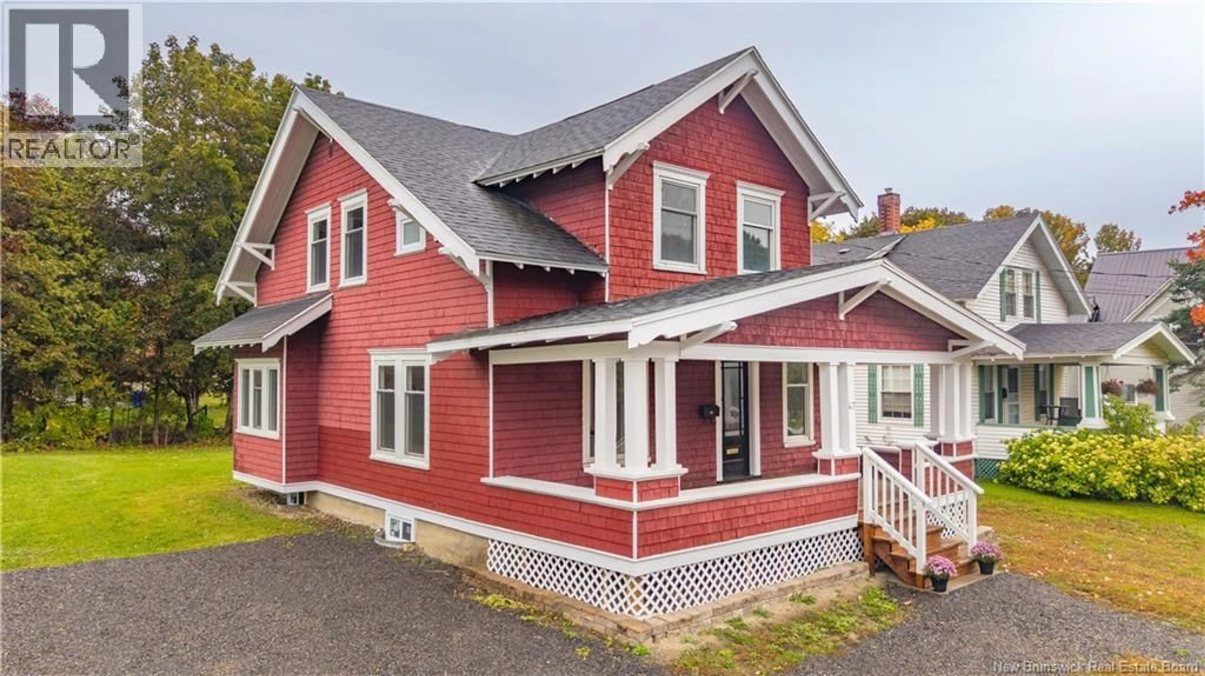 Home with vinyl exterior material, street for 47 PRINCESS STREET, St. Stephen New Brunswick E3L2E9