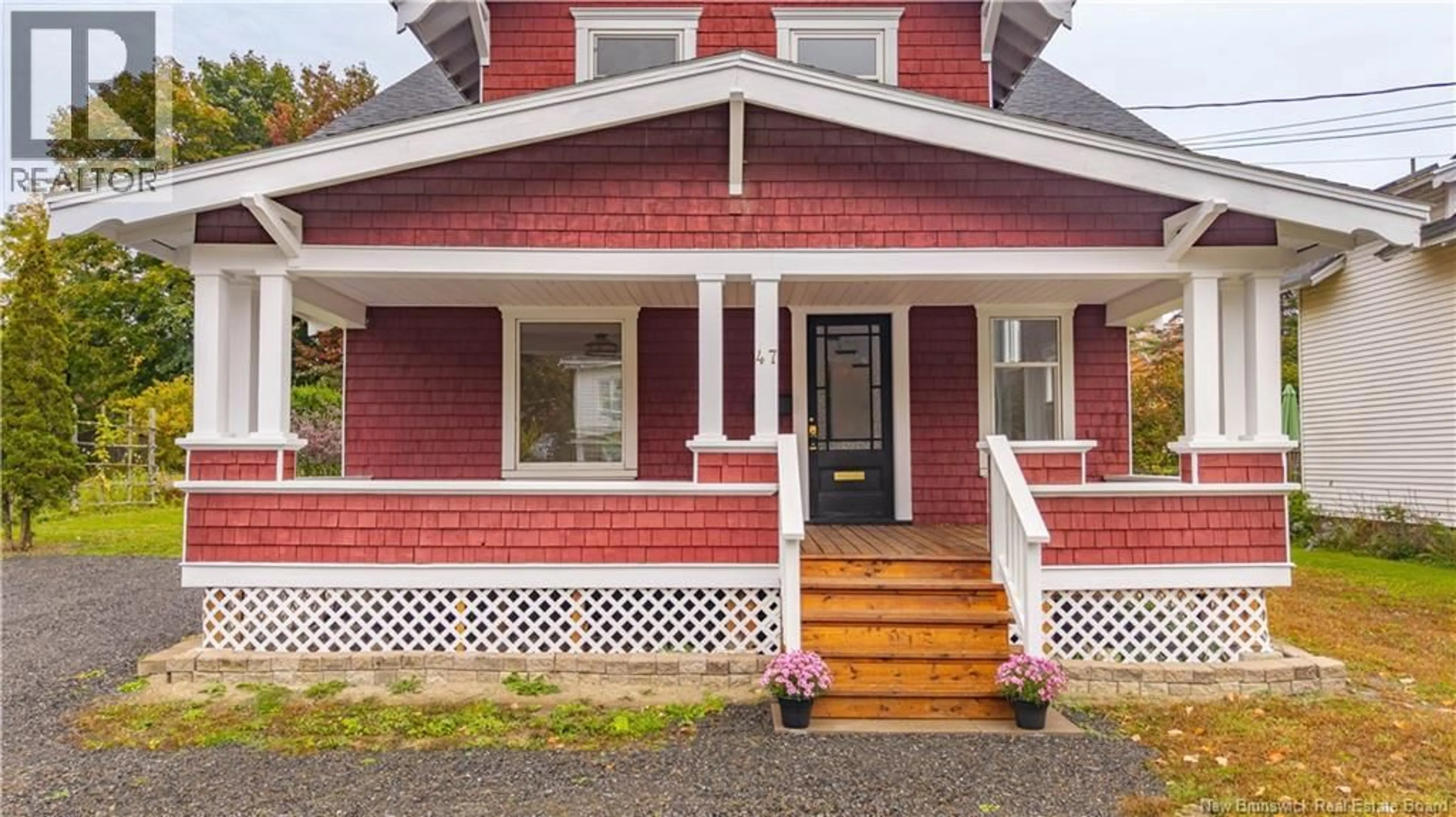 Home with vinyl exterior material, street for 47 PRINCESS STREET, St. Stephen New Brunswick E3L2E9