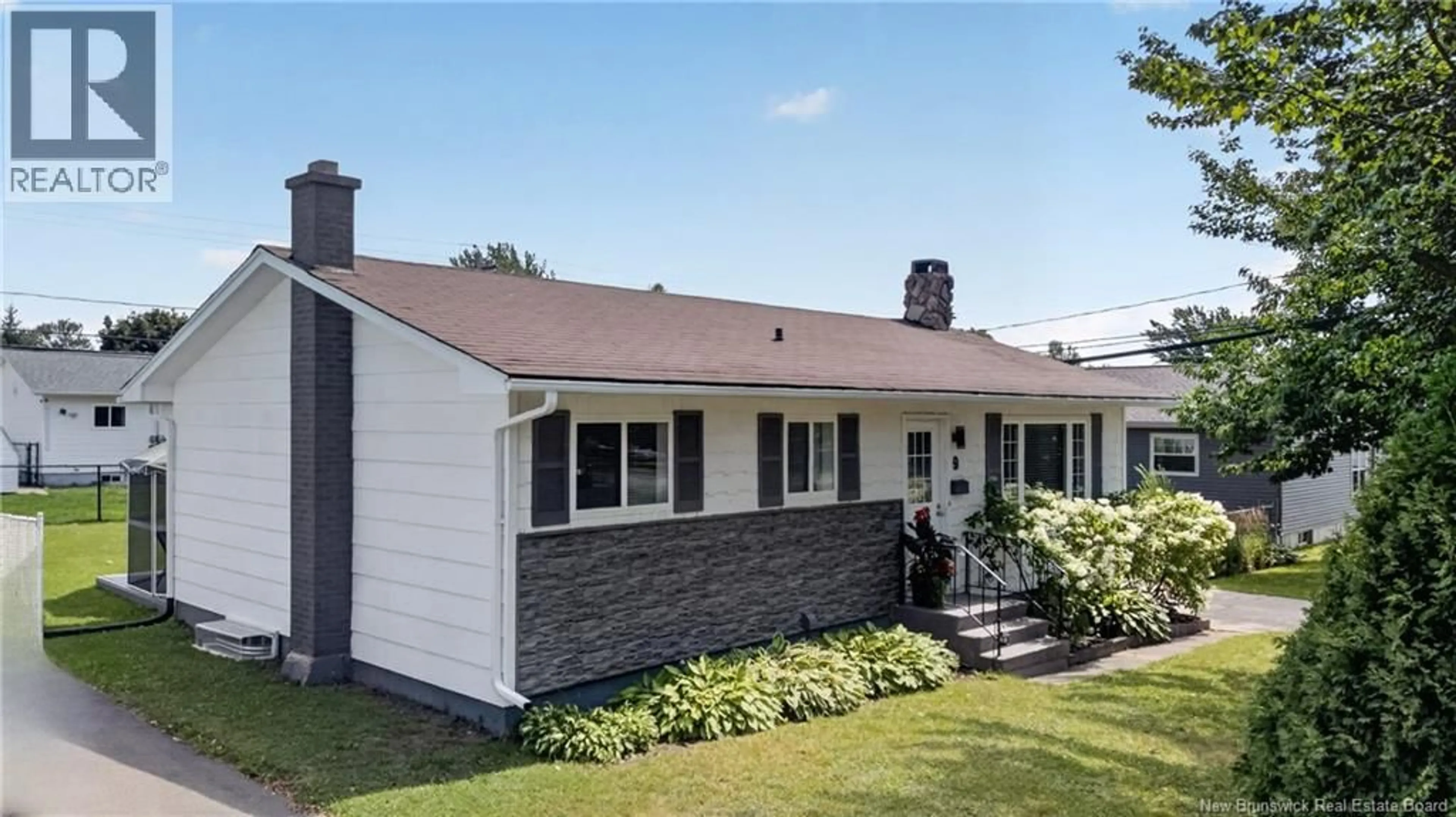 Home with vinyl exterior material, street for 9 MAGELLAN DRIVE, Moncton New Brunswick E1A5P3