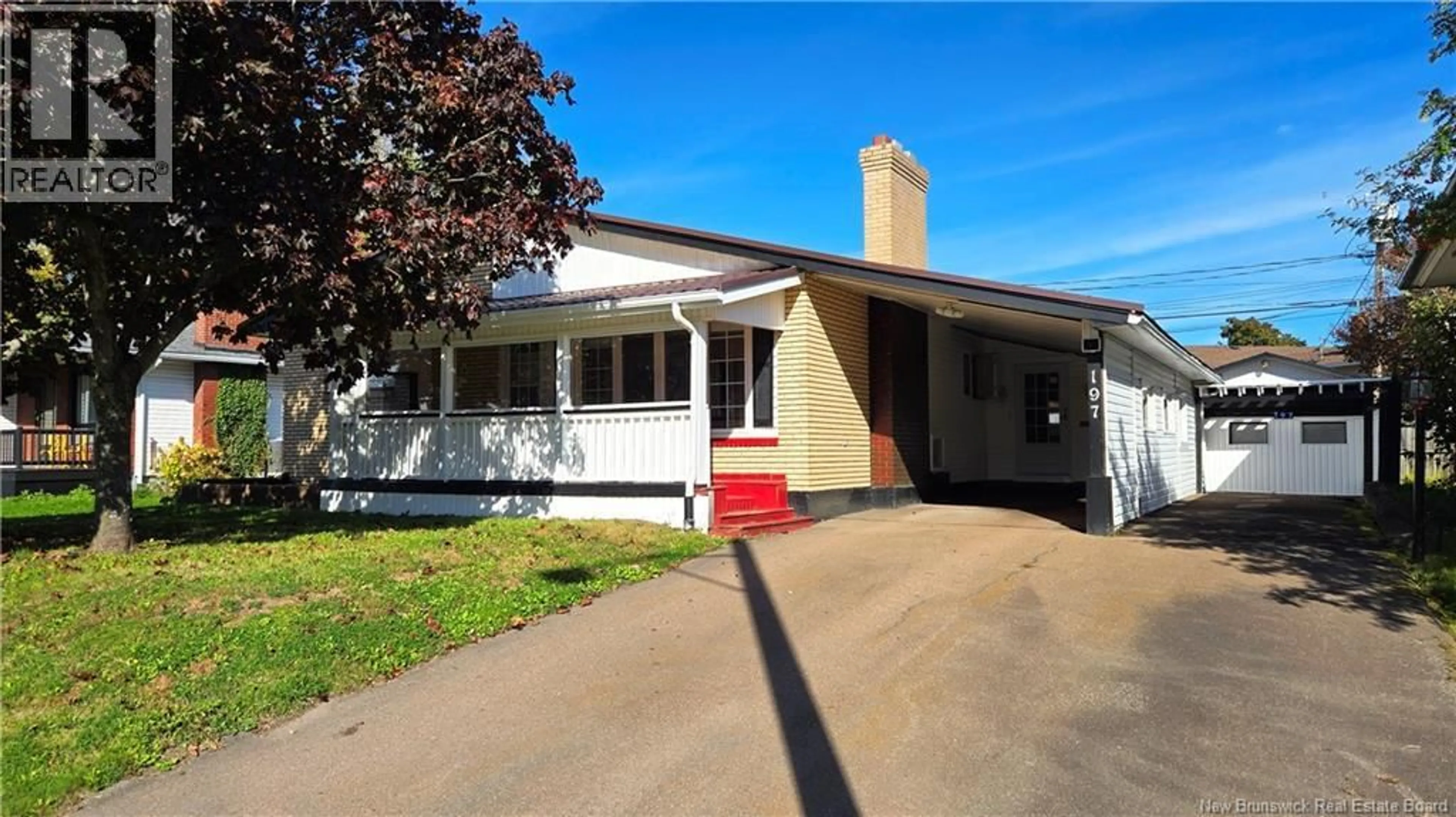 Home with vinyl exterior material, street for 197 AYER AVENUE, Moncton New Brunswick E1C8H1