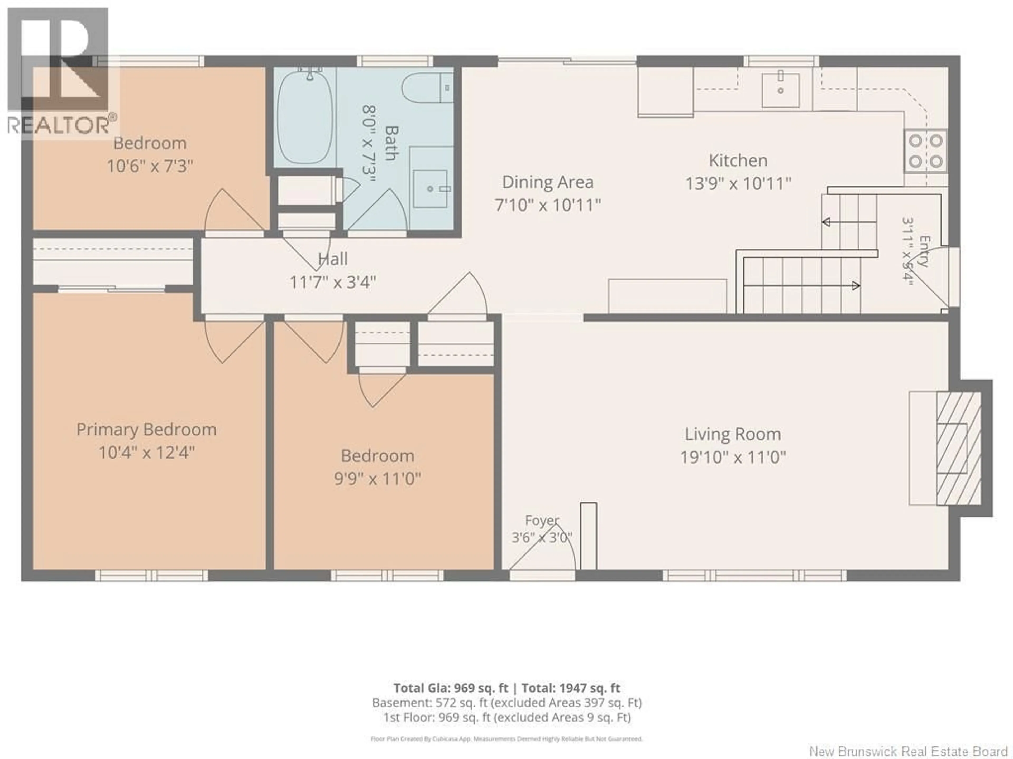 Floor plan for 381 BEAUMONT STREET, Dieppe New Brunswick E1A1A7