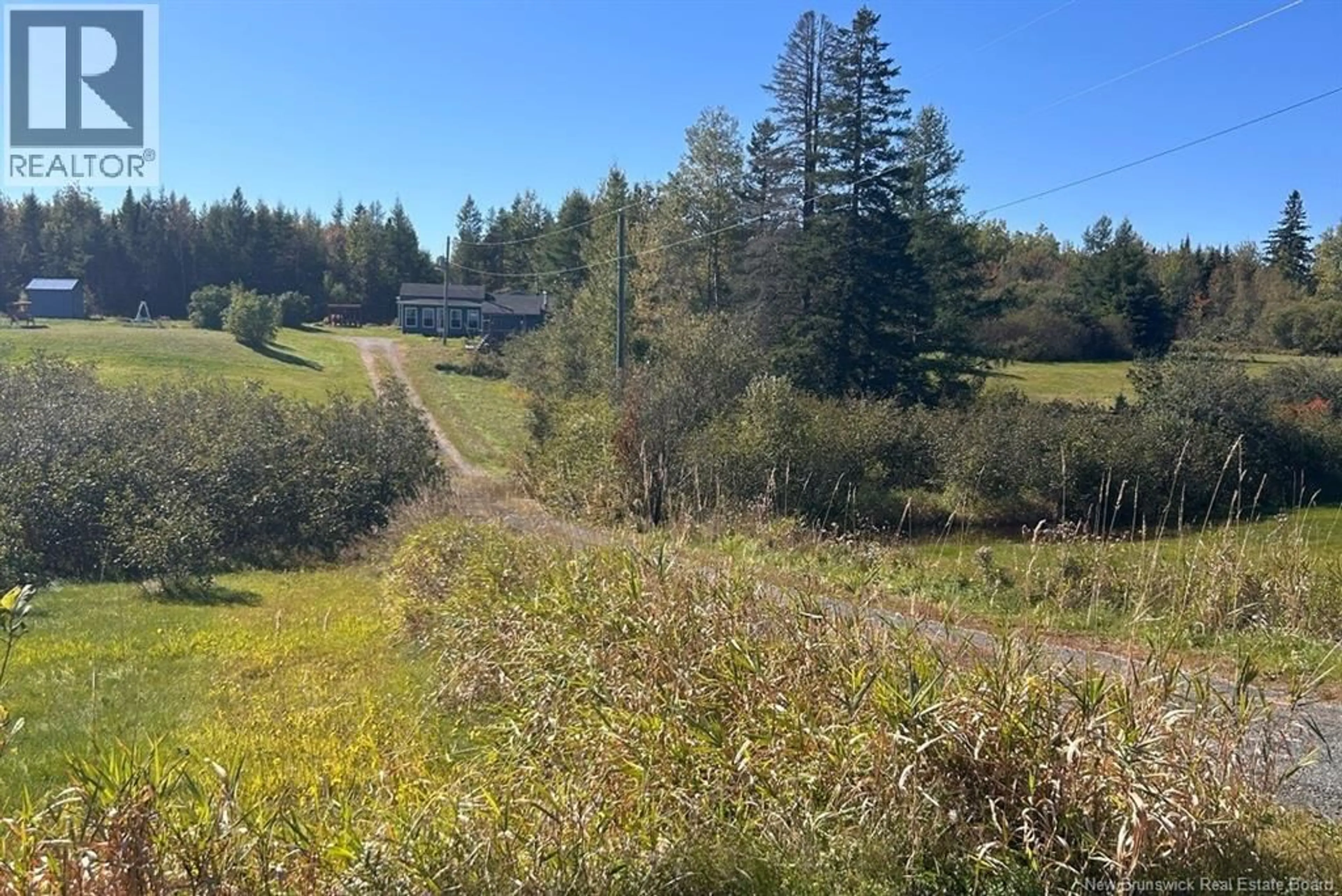 A pic from outside/outdoor area/front of a property/back of a property/a pic from drone, forest/trees view for 8034 ROUTE 134, Galloway New Brunswick E4W5T4