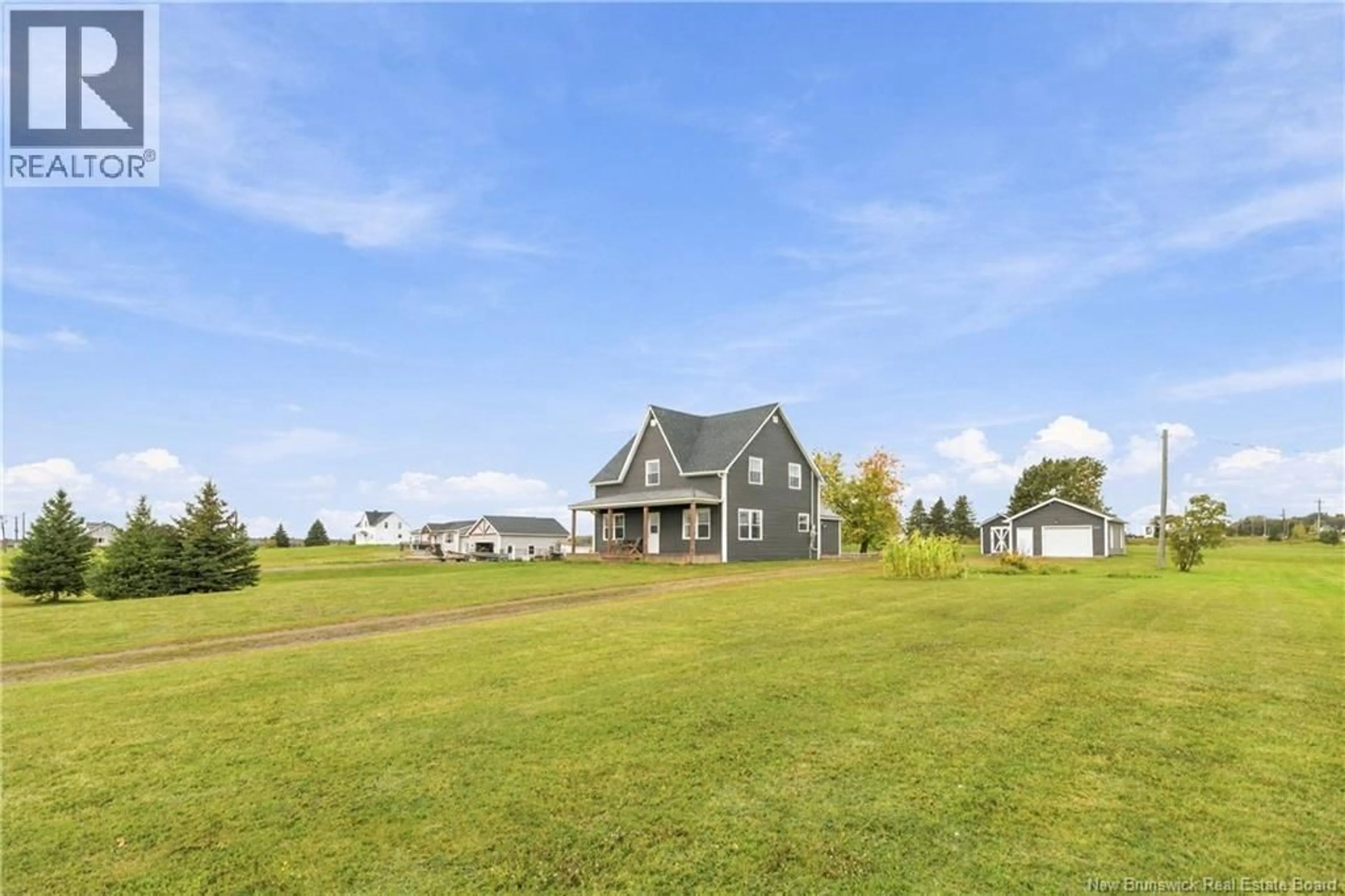 A pic from outside/outdoor area/front of a property/back of a property/a pic from drone, water/lake/river/ocean view for 2764 ROUTE 515, Sainte-Marie-De-Kent New Brunswick E4S2E7