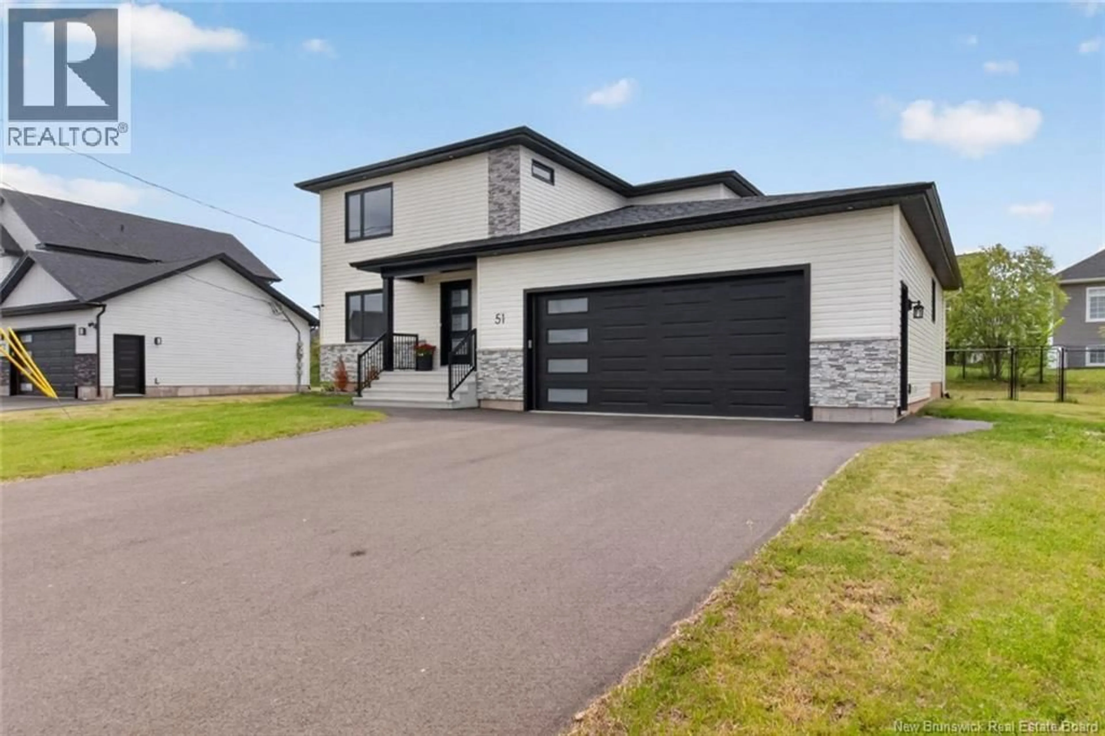 Home with vinyl exterior material, street for 51 RENOIR STREET, Moncton New Brunswick E1G5V5