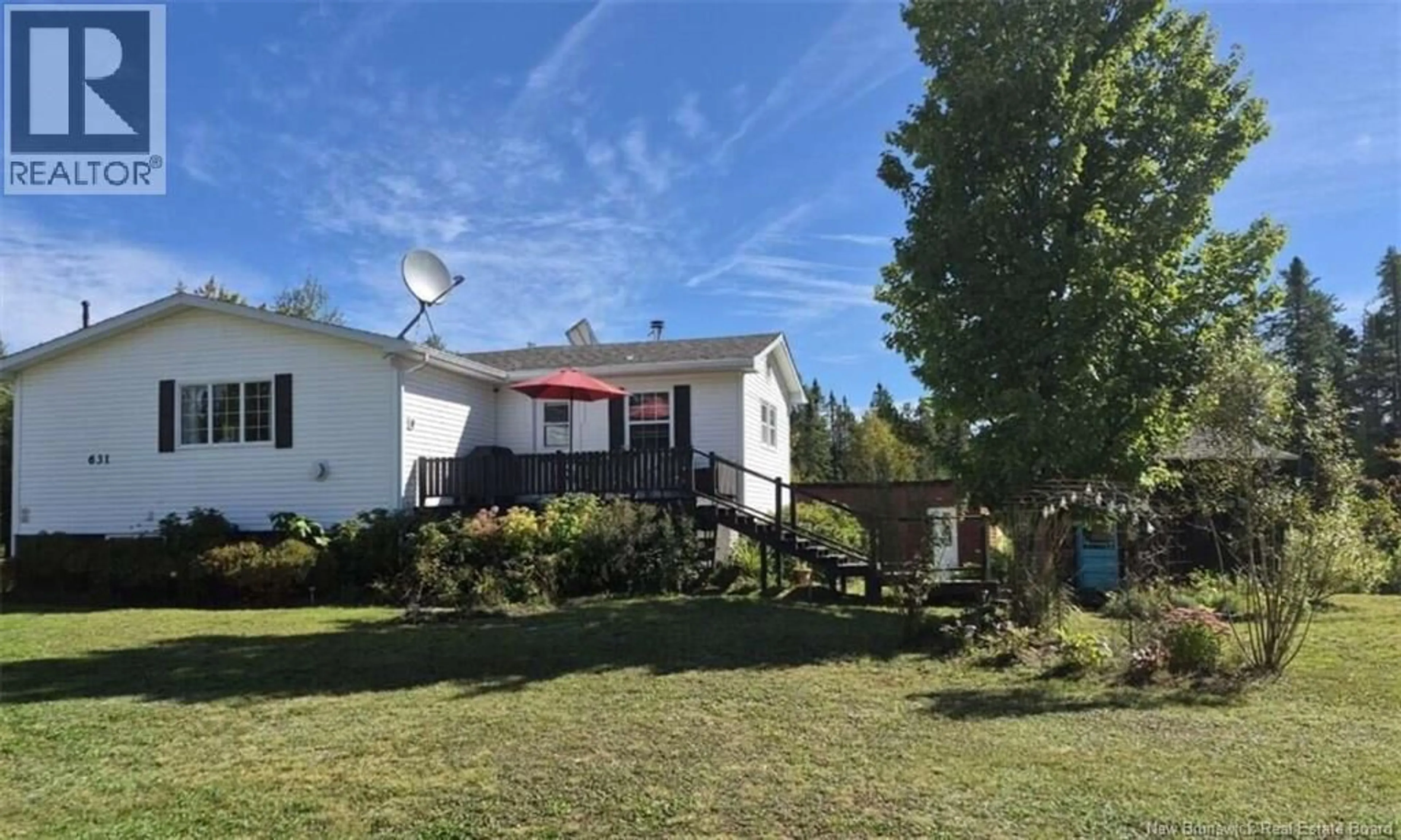 A pic from outside/outdoor area/front of a property/back of a property/a pic from drone, street for 631 GLOUCESTER JUNCTION ROAD, Gloucester Junction New Brunswick E2A6H5