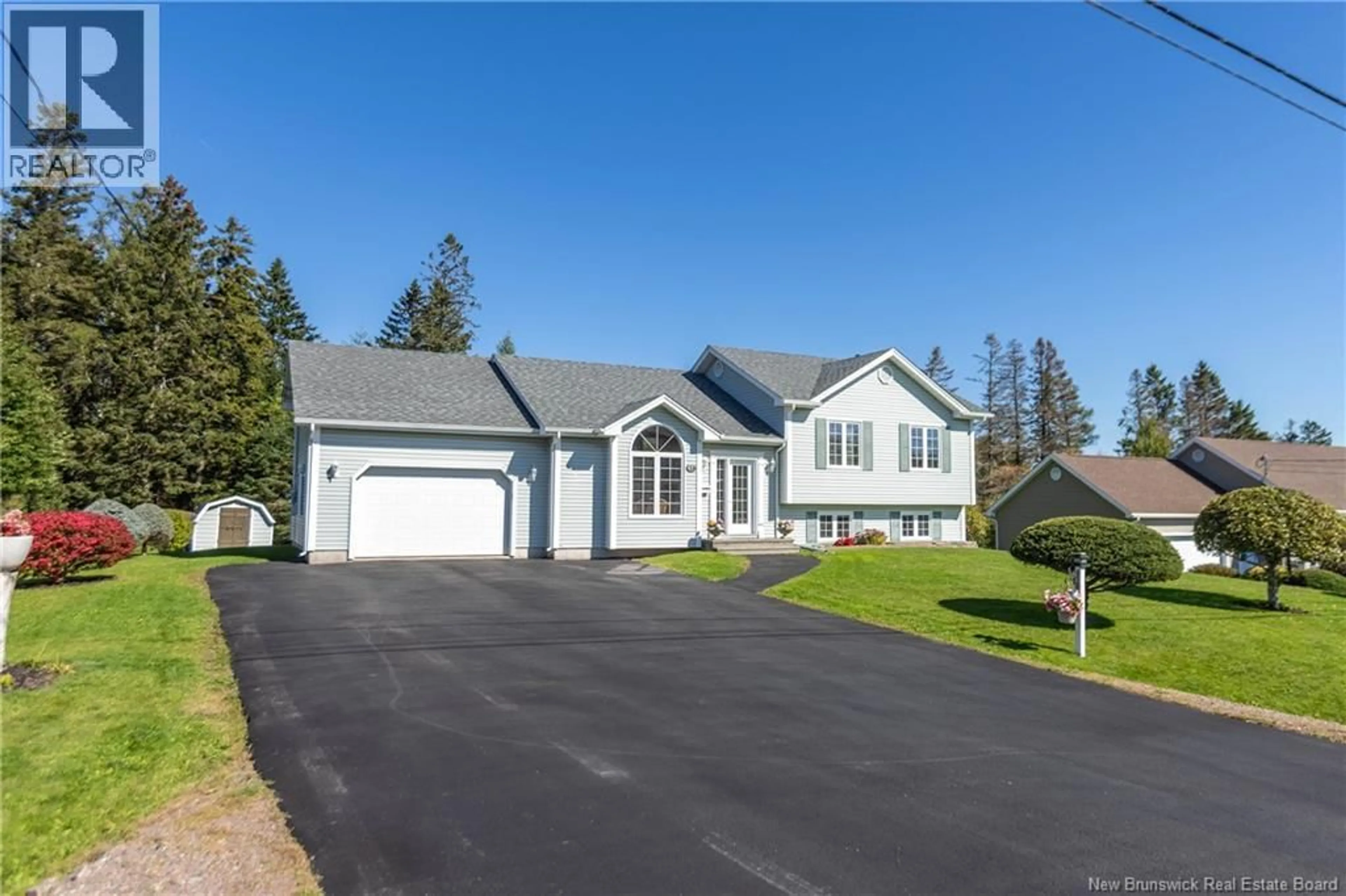 Home with vinyl exterior material, street for 61 FAWCETT AVENUE, Sackville New Brunswick E4L3X3
