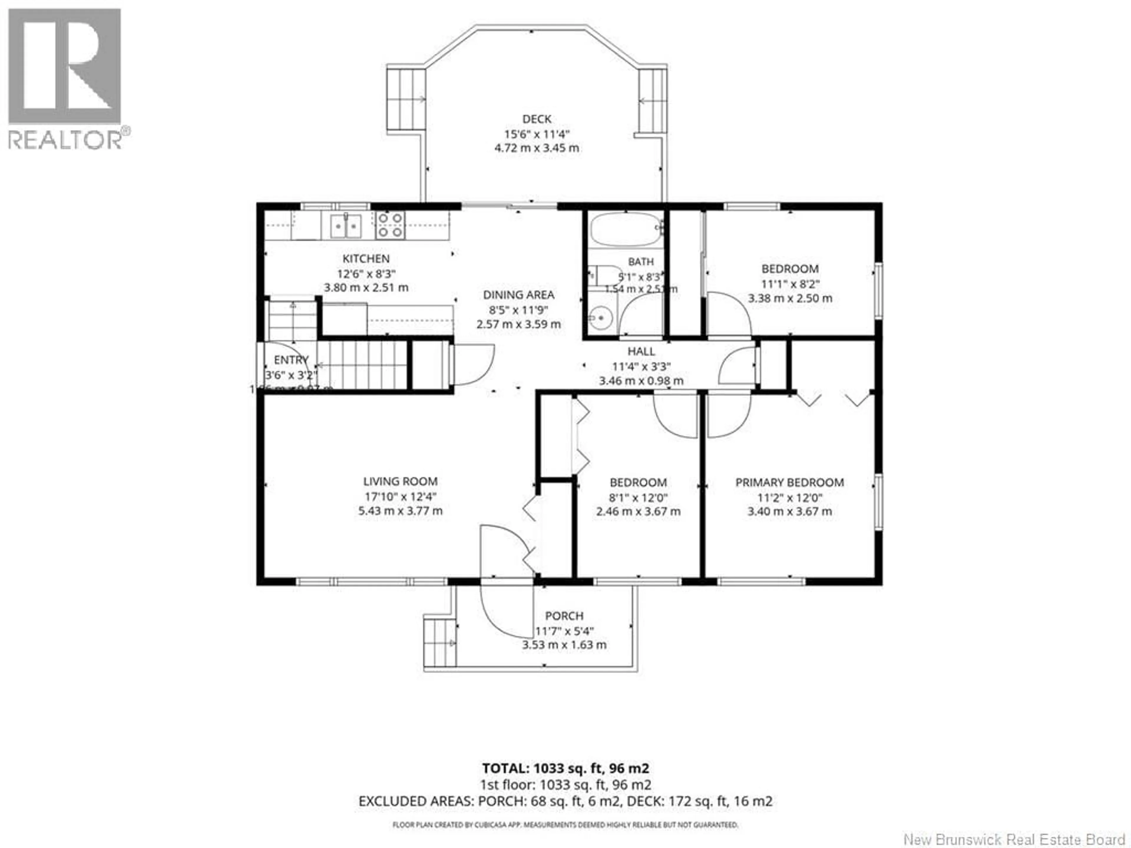Floor plan for 209 CENTENNIAL HEIGHTS STREET, Dalhousie New Brunswick E8C1K5