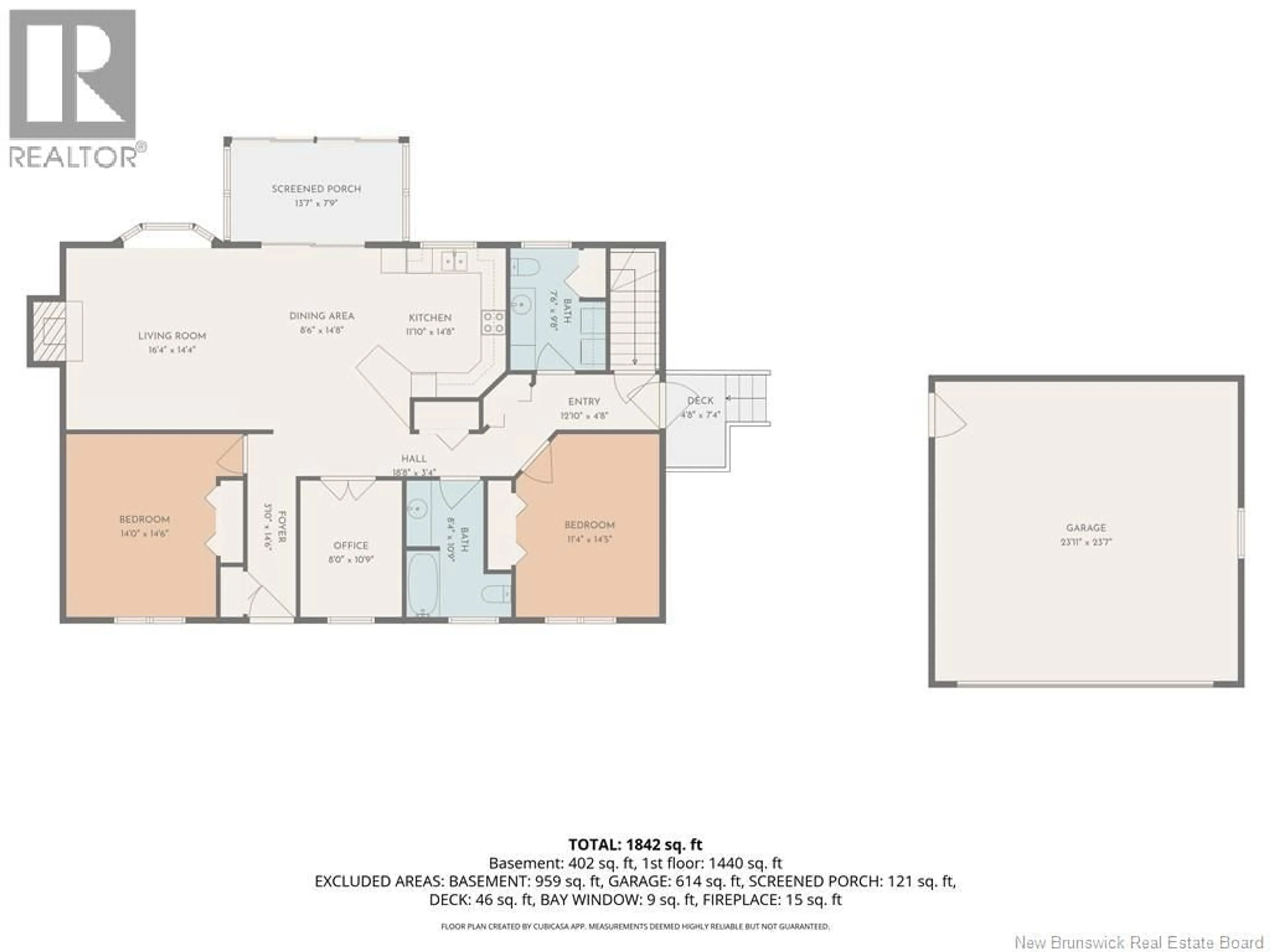 Floor plan for 618 ROUTE 935, Wood Point New Brunswick E4L2K7