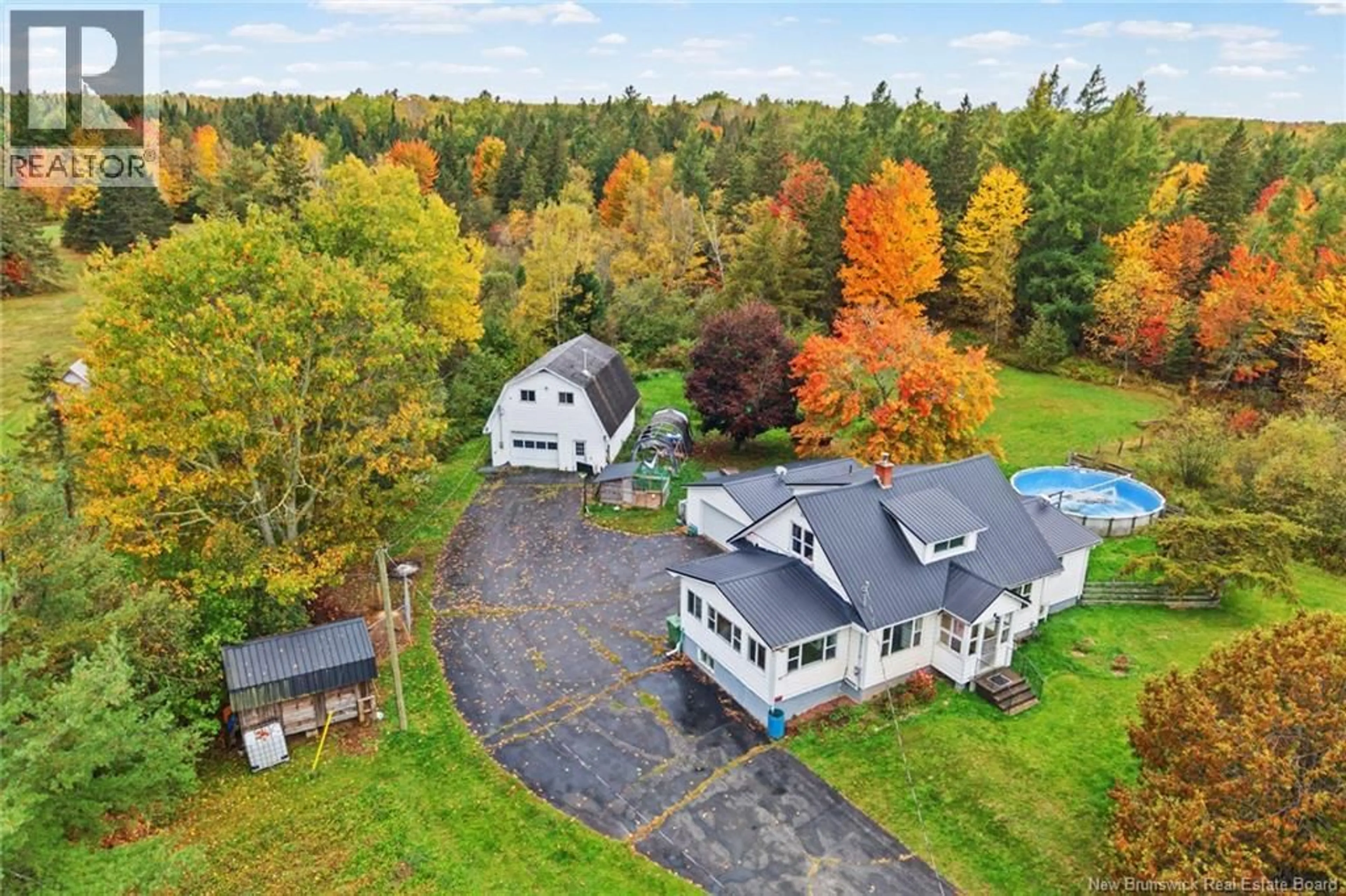 A pic from outside/outdoor area/front of a property/back of a property/a pic from drone, unknown for 7060 ROUTE 101, Wirral New Brunswick E5L2P2