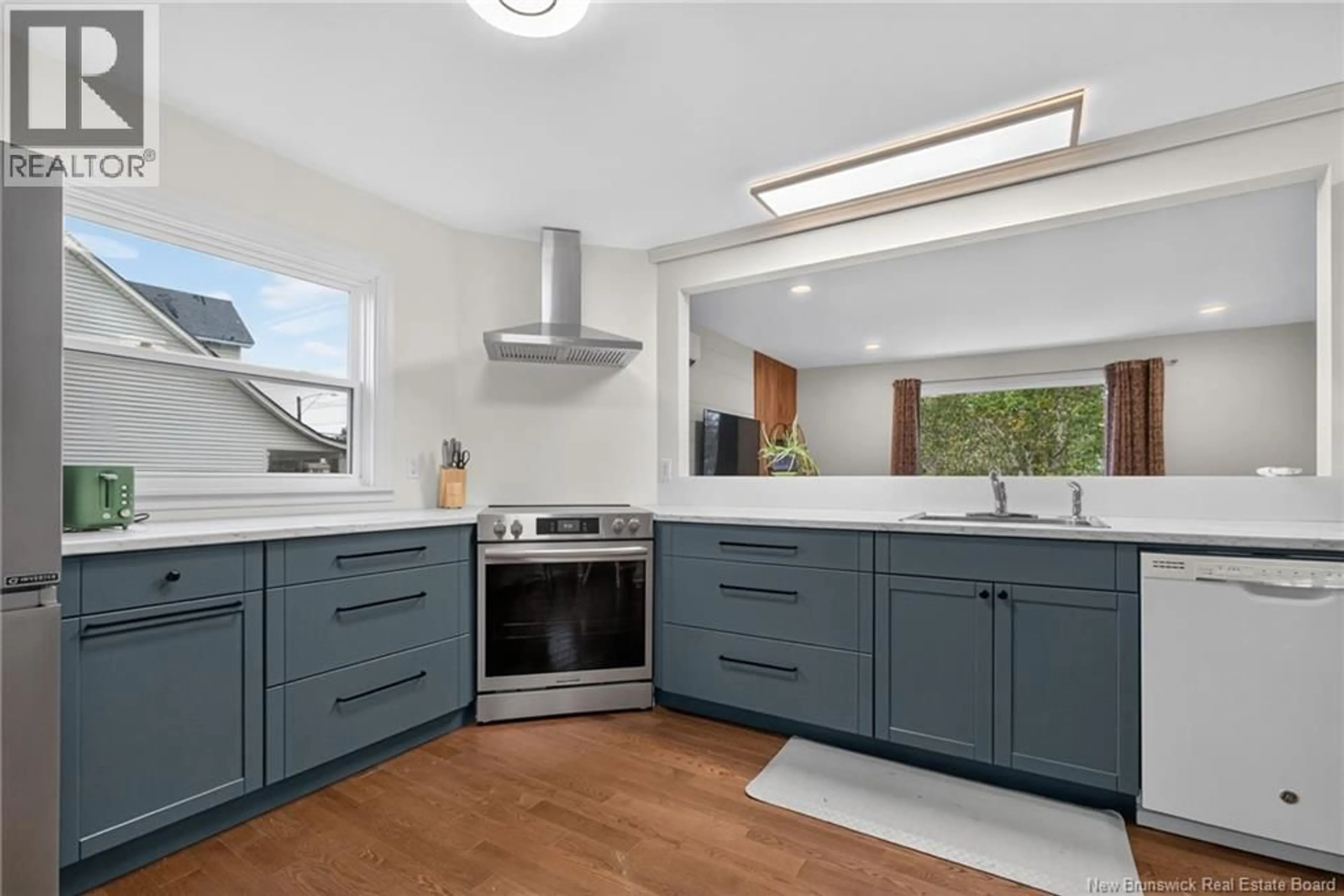 Open concept kitchen, ceramic/tile floor for 39 KENMORE DRIVE, Moncton New Brunswick E1A4J7