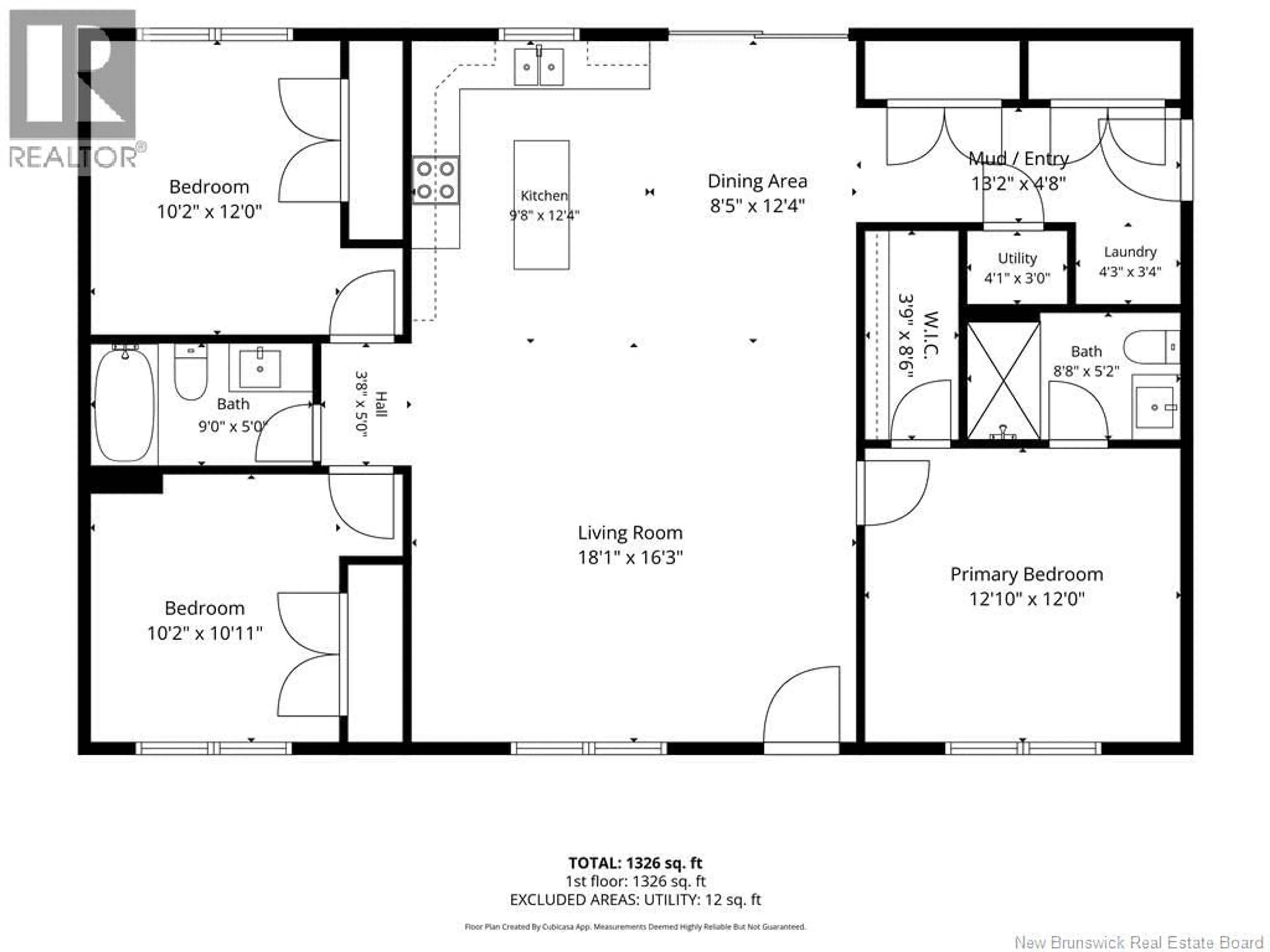 Floor plan for 136 HORSEMAN ROAD, Fredericton Junction New Brunswick E5L1W5