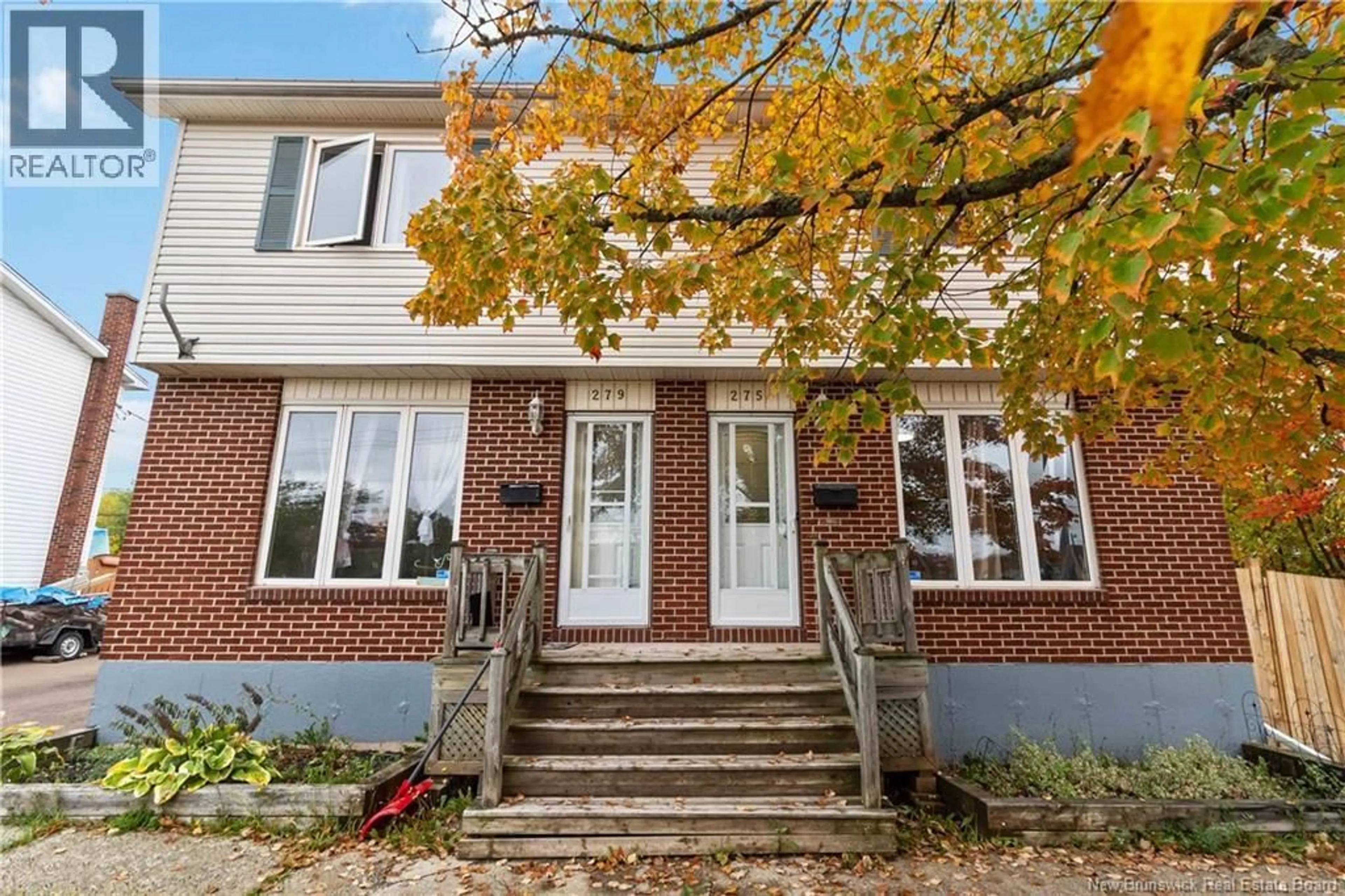 Home with brick exterior material, street for 275-279 AYER AVENUE, Moncton New Brunswick E1C8W2