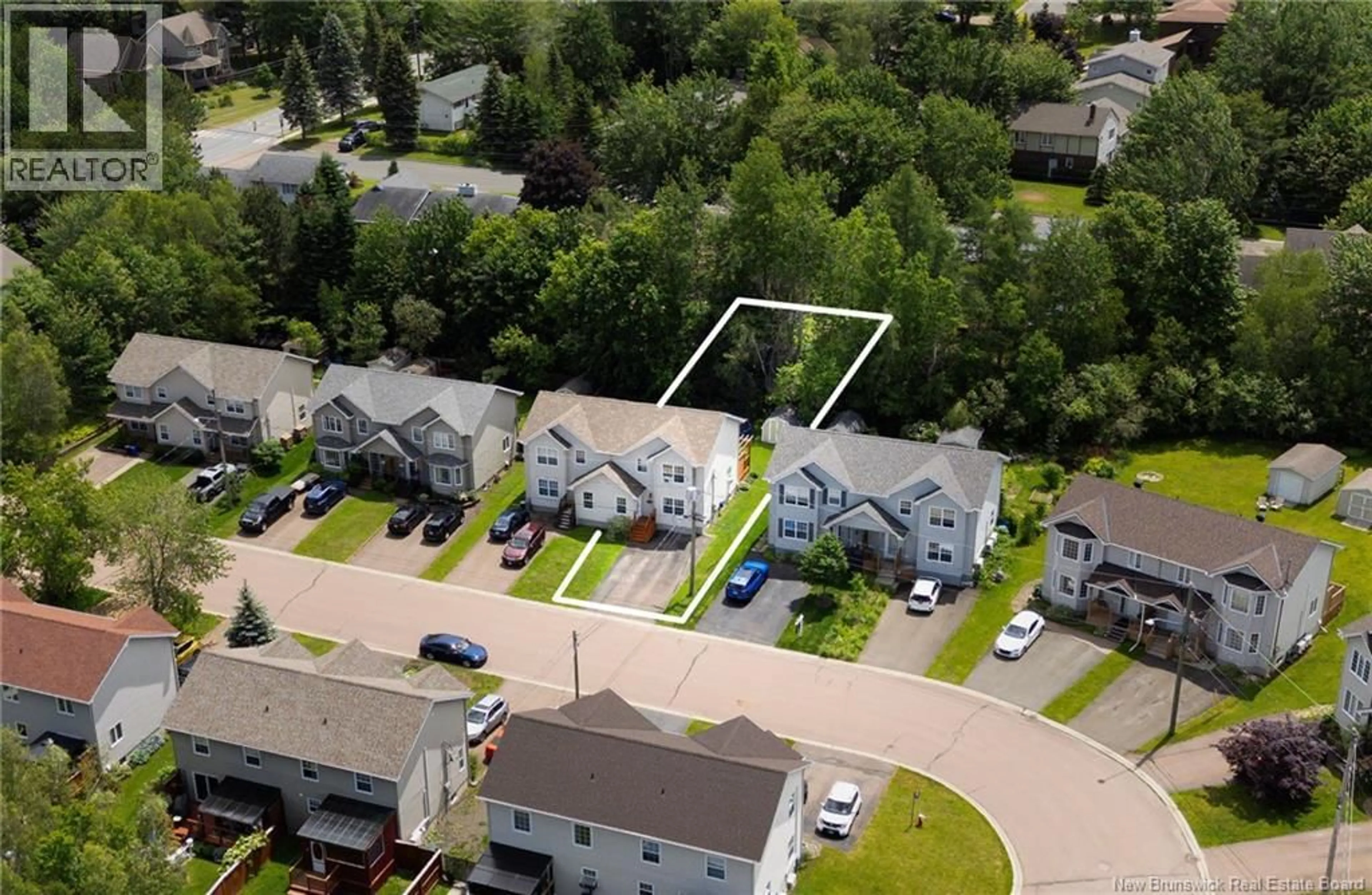 A pic from outside/outdoor area/front of a property/back of a property/a pic from drone, street for 101 MERLOT CRESCENT, Dieppe New Brunswick E1A7W4