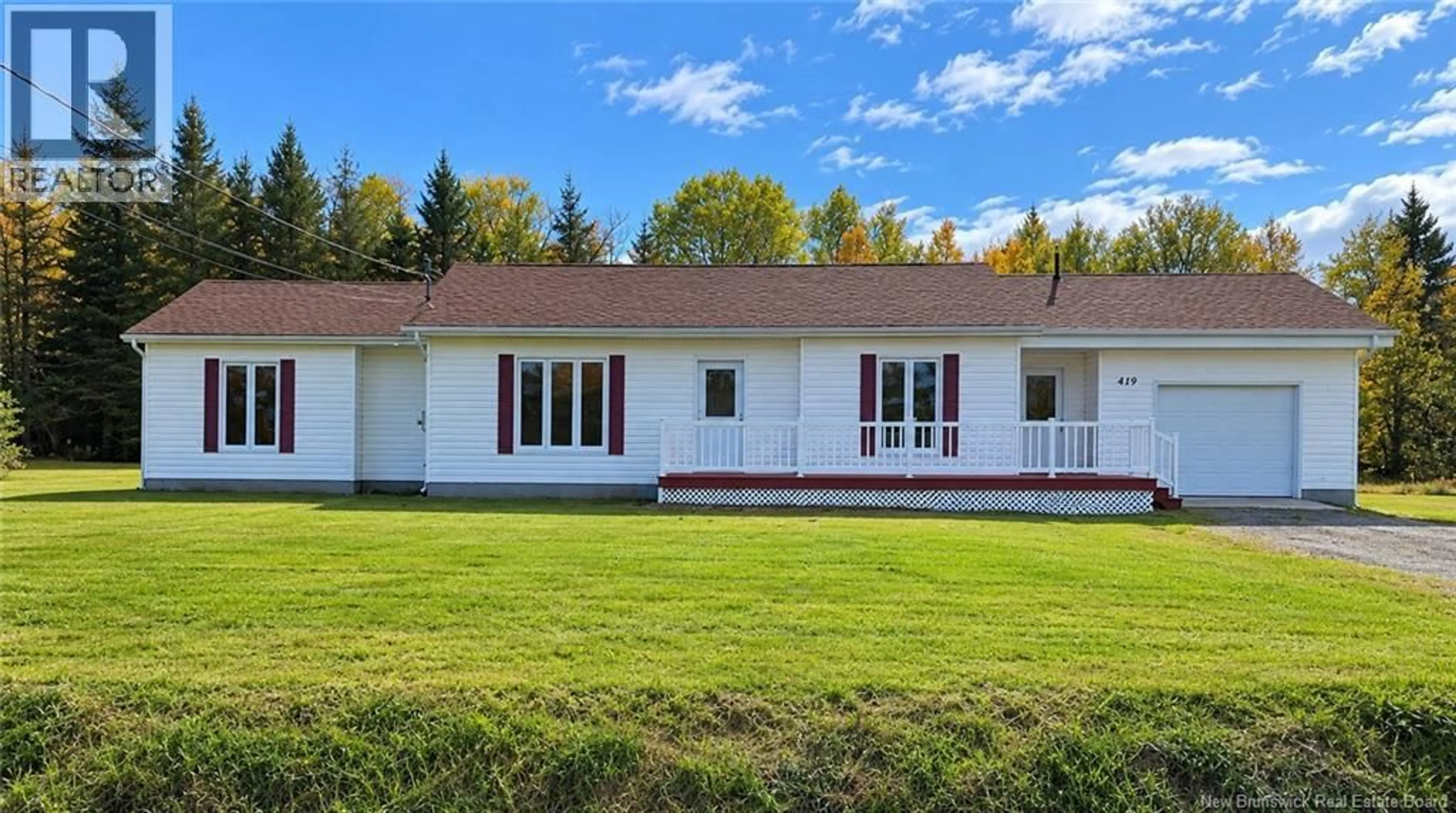 Home with vinyl exterior material, unknown for 449 MADRAN, Madran New Brunswick E8J1M2