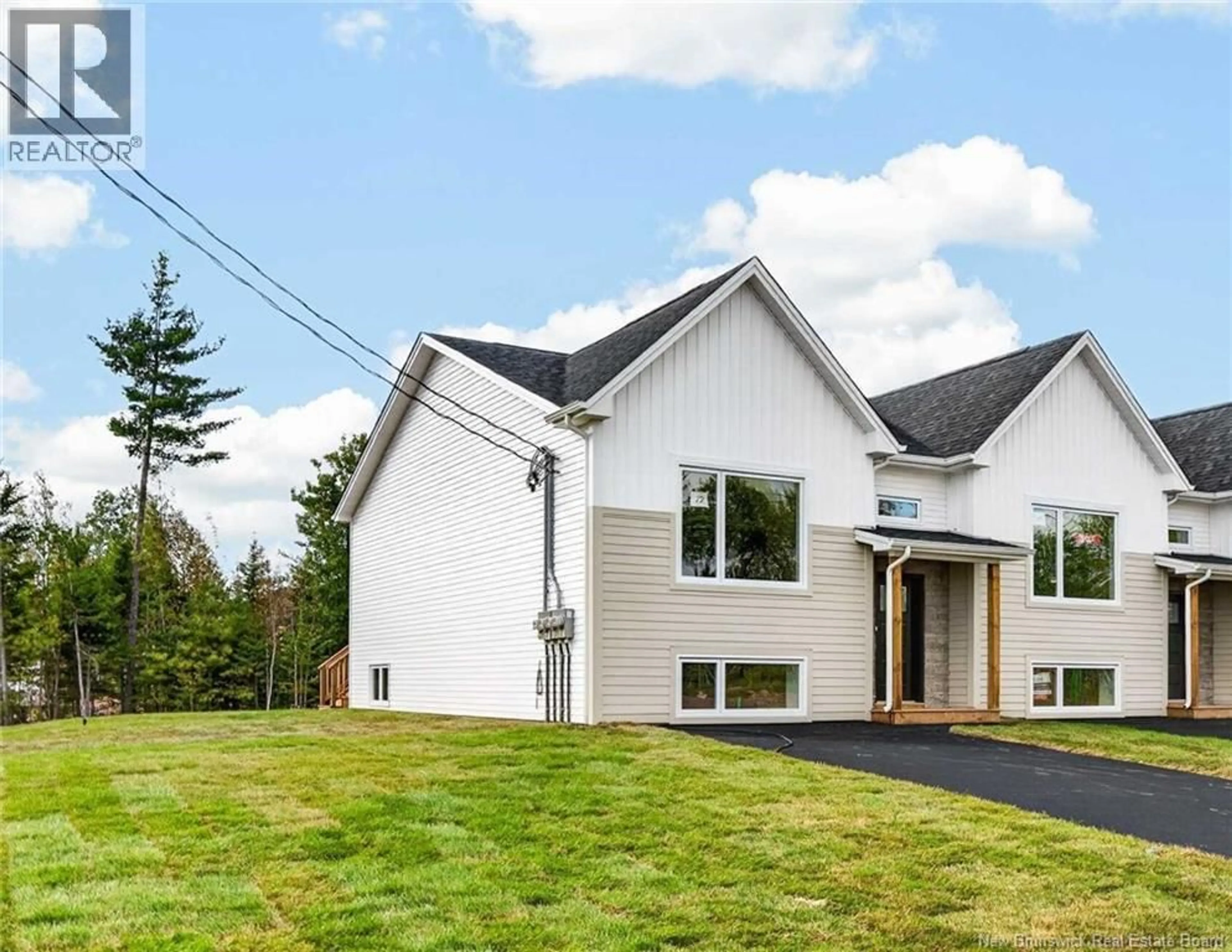 Home with vinyl exterior material, street for 63 ARDOISE, Moncton New Brunswick E1G6K6