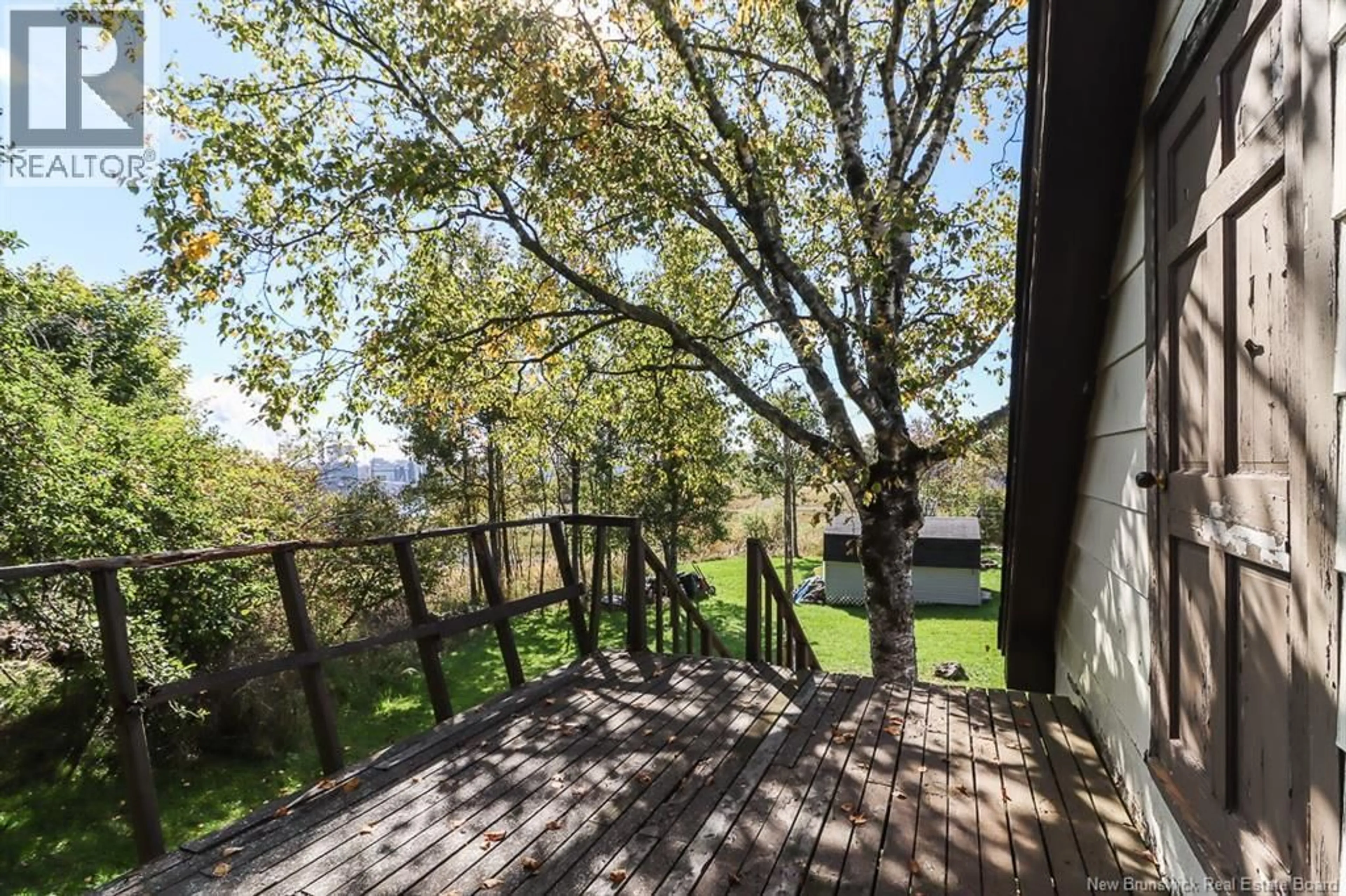 Patio, forest/trees view for 267 MILFORD ROAD, Saint John New Brunswick E2M4R5