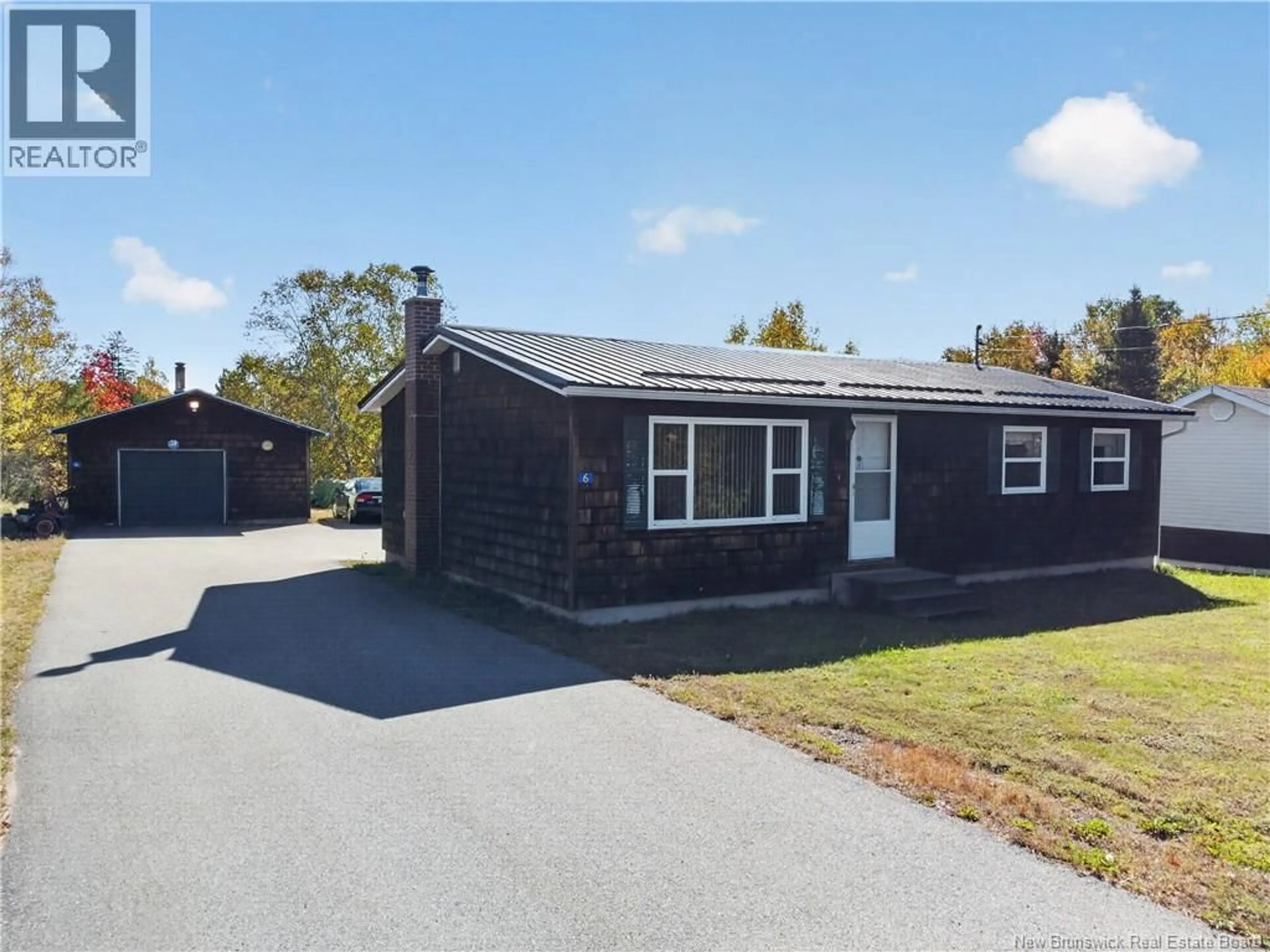 A pic from outside/outdoor area/front of a property/back of a property/a pic from drone, street for 6 CLEARWATER STREET, Nerepis New Brunswick E5K3P2