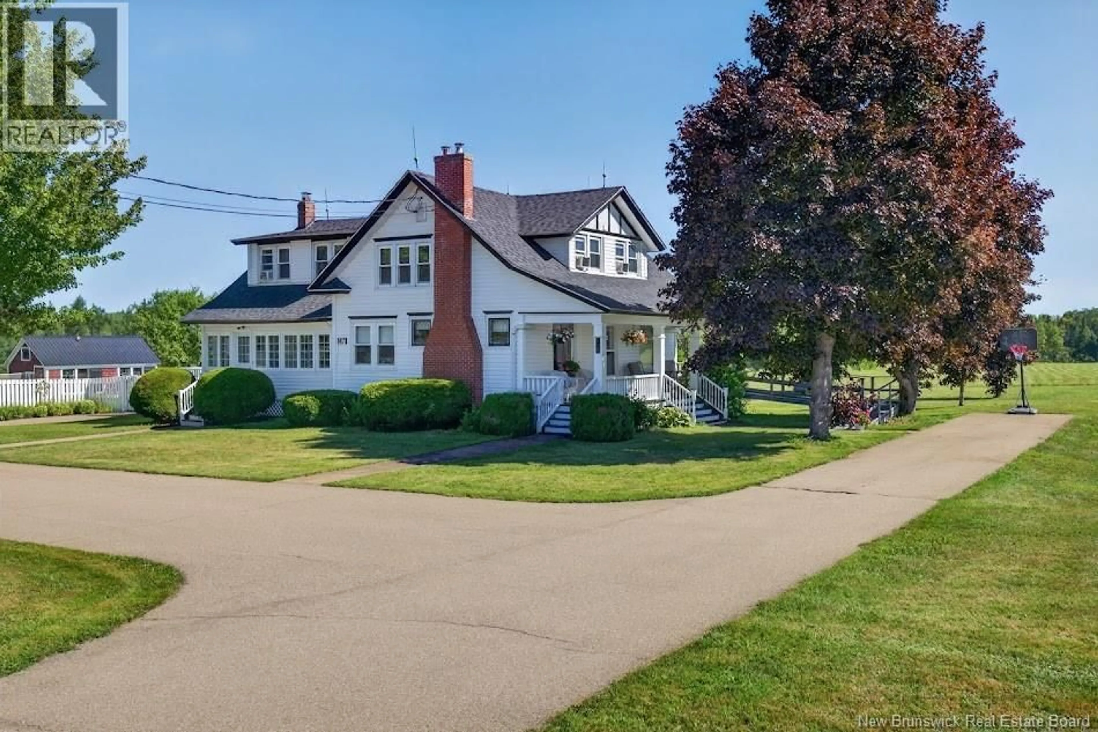 A pic from outside/outdoor area/front of a property/back of a property/a pic from drone, street for 47 NOWLANVILLE ROAD, Miramichi New Brunswick E1N6G9