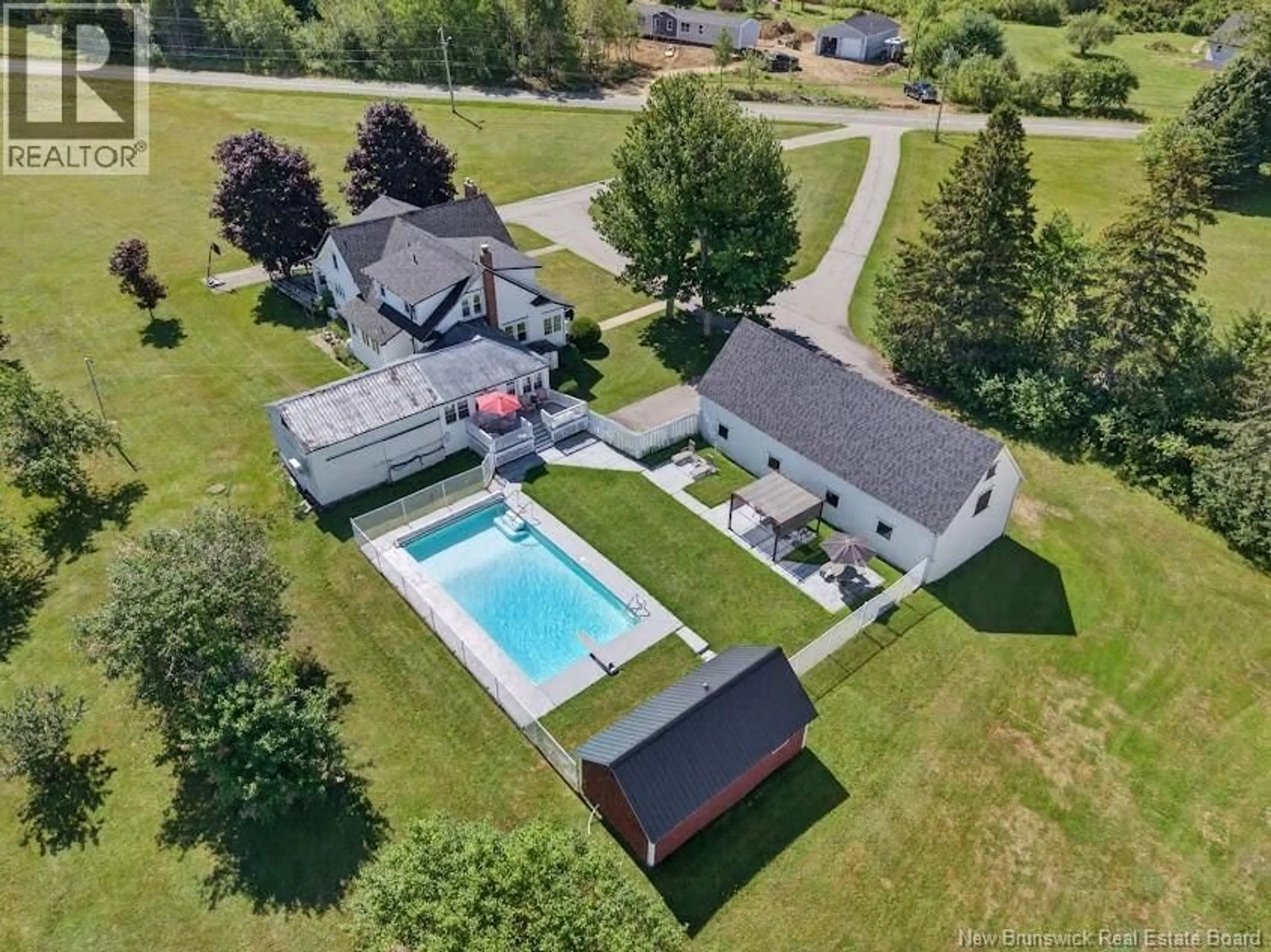 A pic from outside/outdoor area/front of a property/back of a property/a pic from drone, water/lake/river/ocean view for 47 NOWLANVILLE ROAD, Miramichi New Brunswick E1N6G9