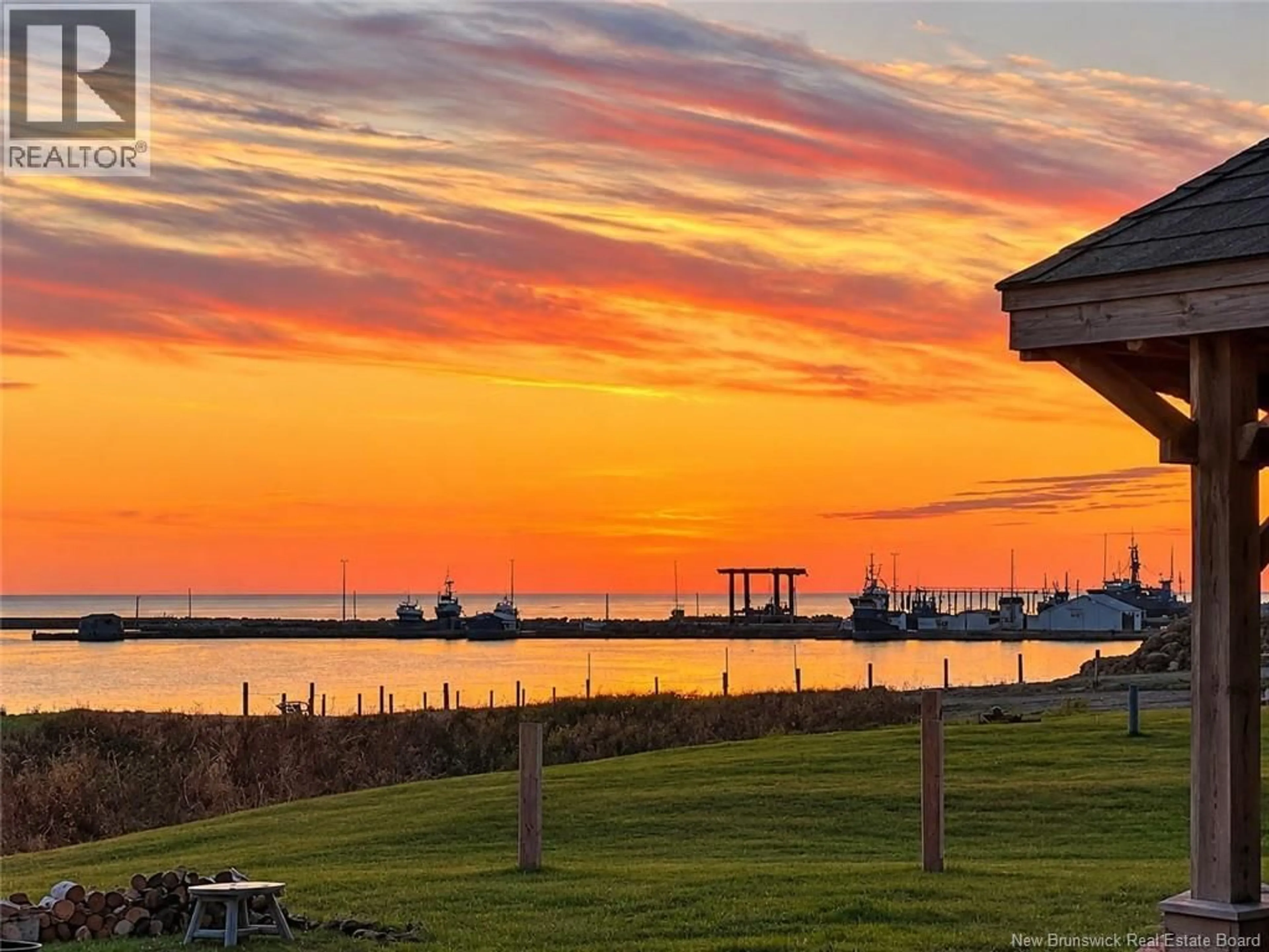 A pic from outside/outdoor area/front of a property/back of a property/a pic from drone, water/lake/river/ocean view for 7739 DU HAVRES STREET, Bas-Caraquet New Brunswick E1W5W9