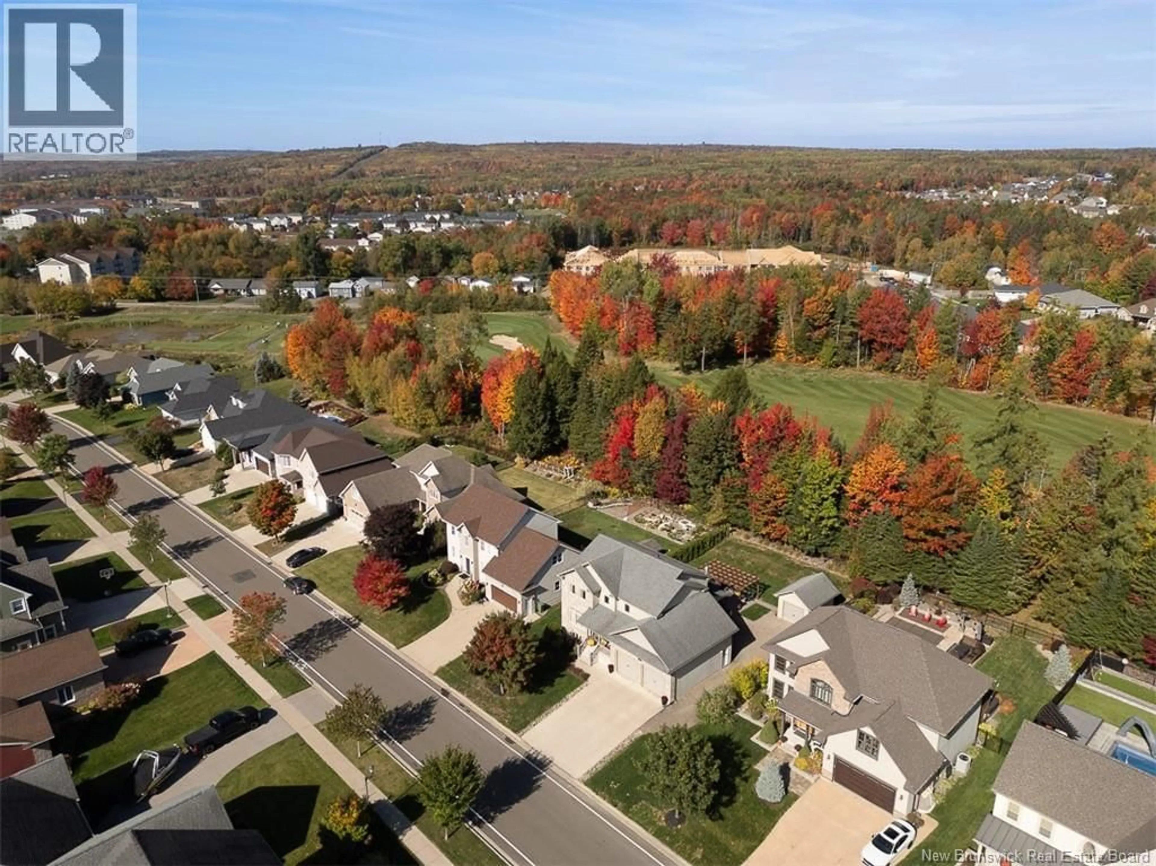 A pic from outside/outdoor area/front of a property/back of a property/a pic from drone, street for 101 SUMMERHILL ROW, Fredericton New Brunswick E3G0E8