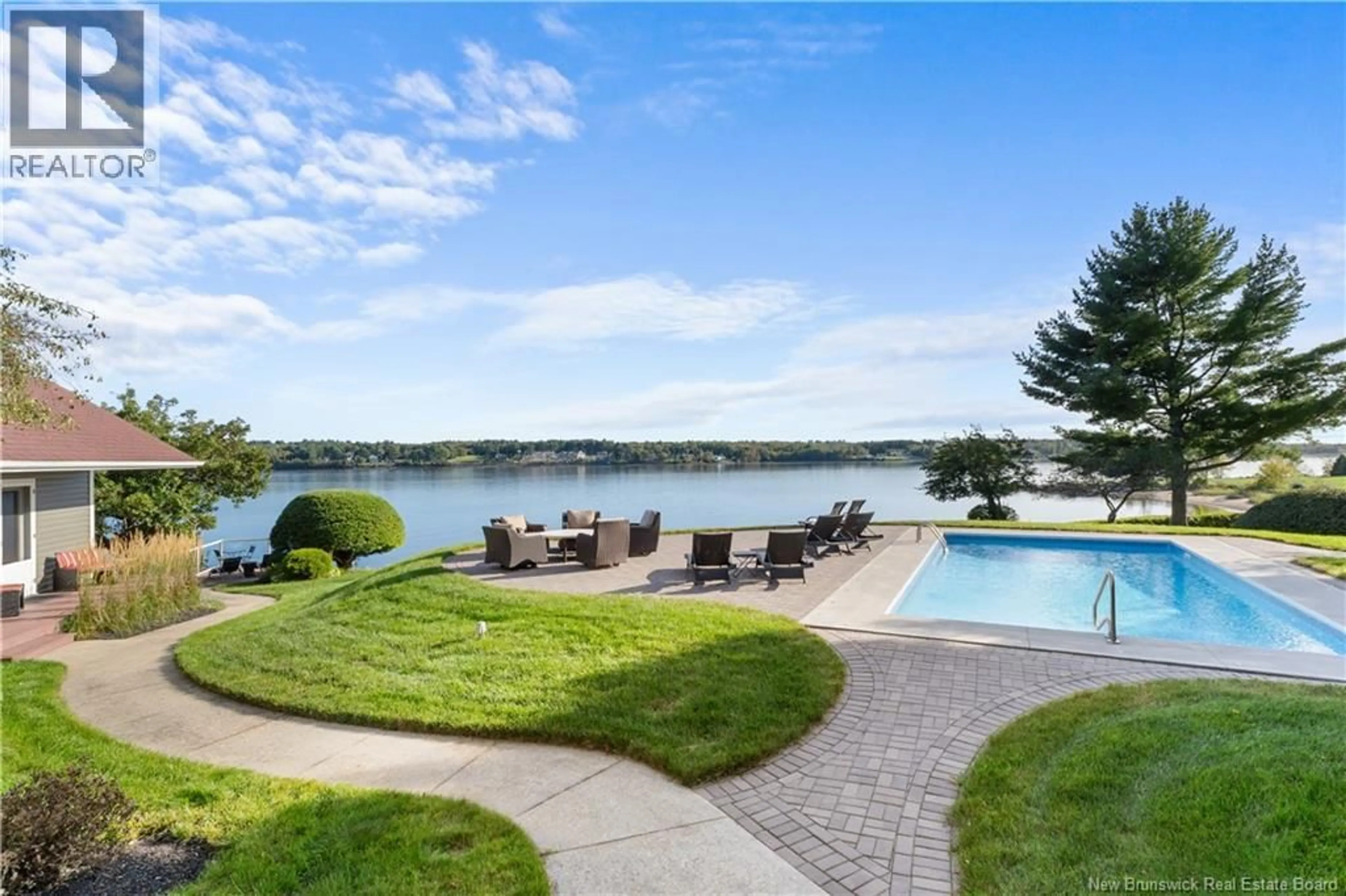 Patio, water/lake/river/ocean view for 36 ROSEBANK, Miramichi New Brunswick E1V5N5