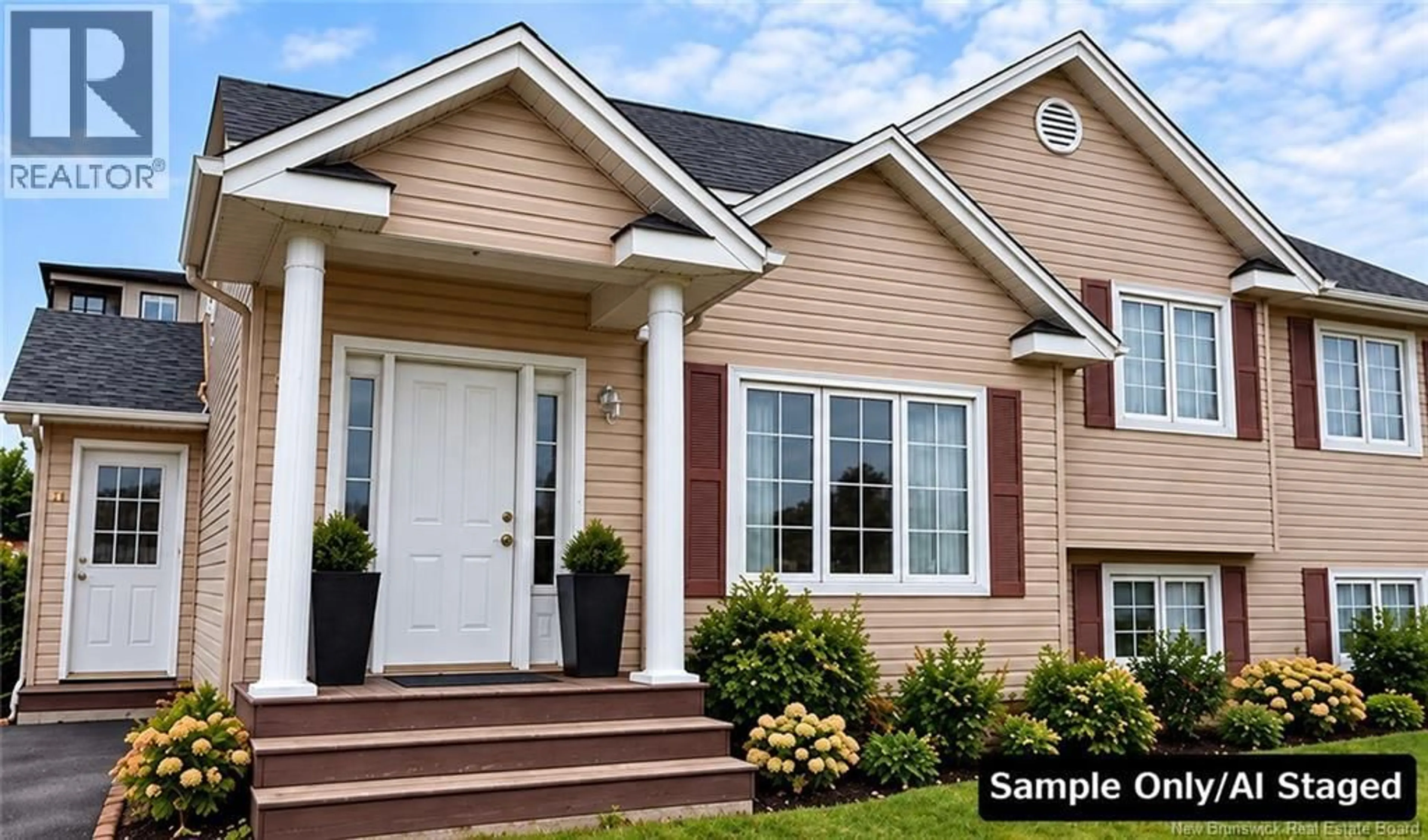 Home with vinyl exterior material, street for 41-43 NAPOLEON STREET, Dieppe New Brunswick E1A8N2
