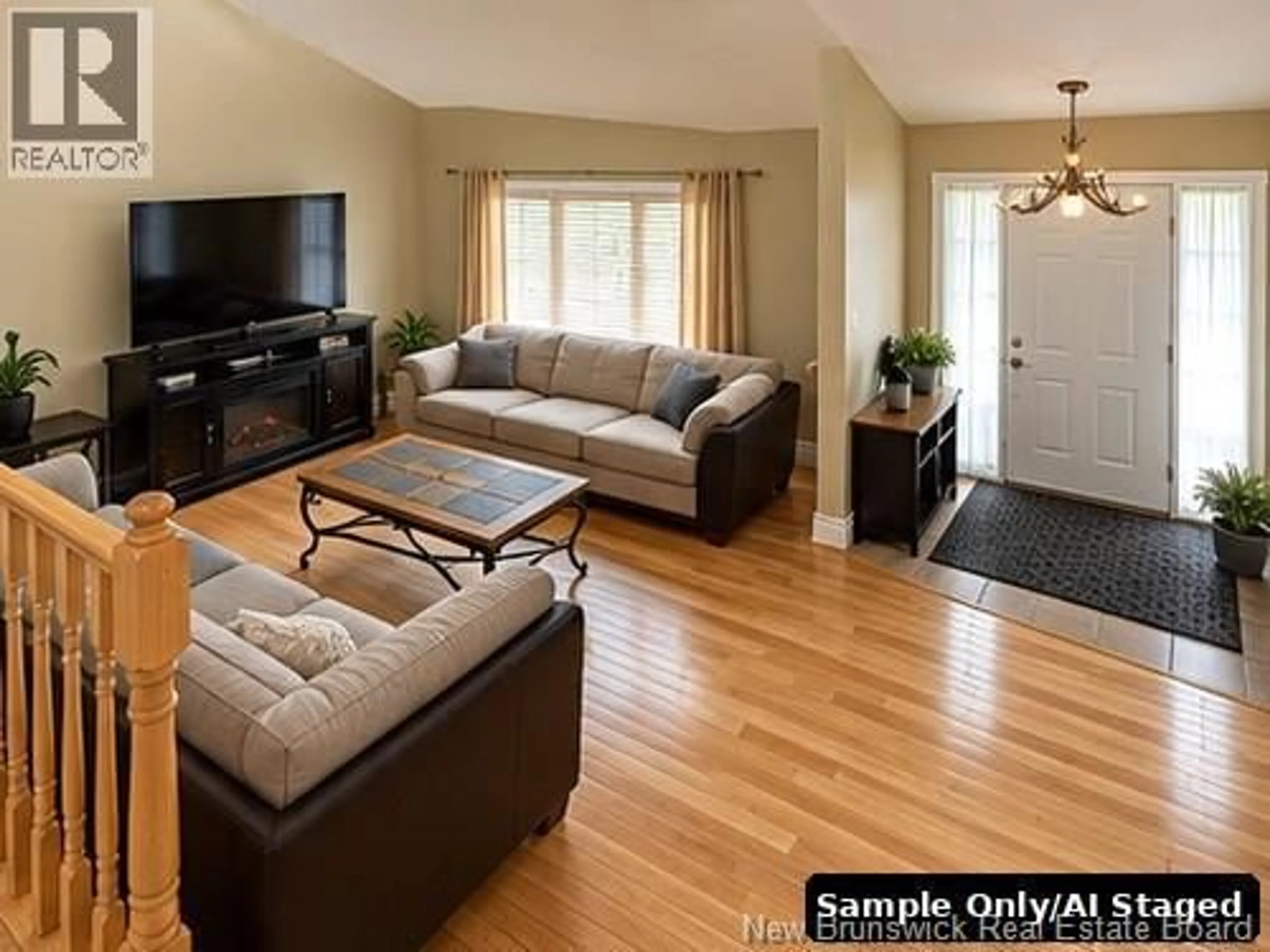 Living room with furniture, wood/laminate floor for 41-43 NAPOLEON STREET, Dieppe New Brunswick E1A8N2